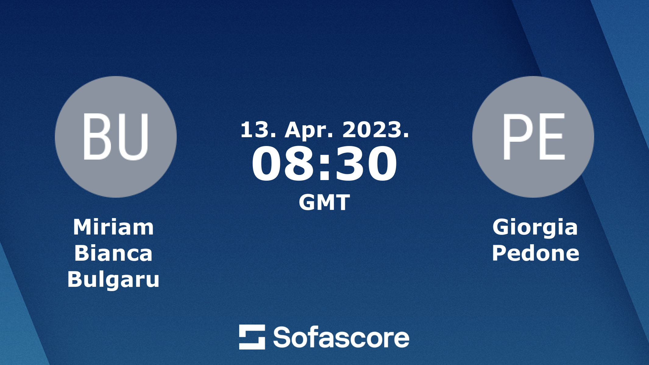 Bulgaru M. Pedone G. live score, video stream and H2H results - Sofascore