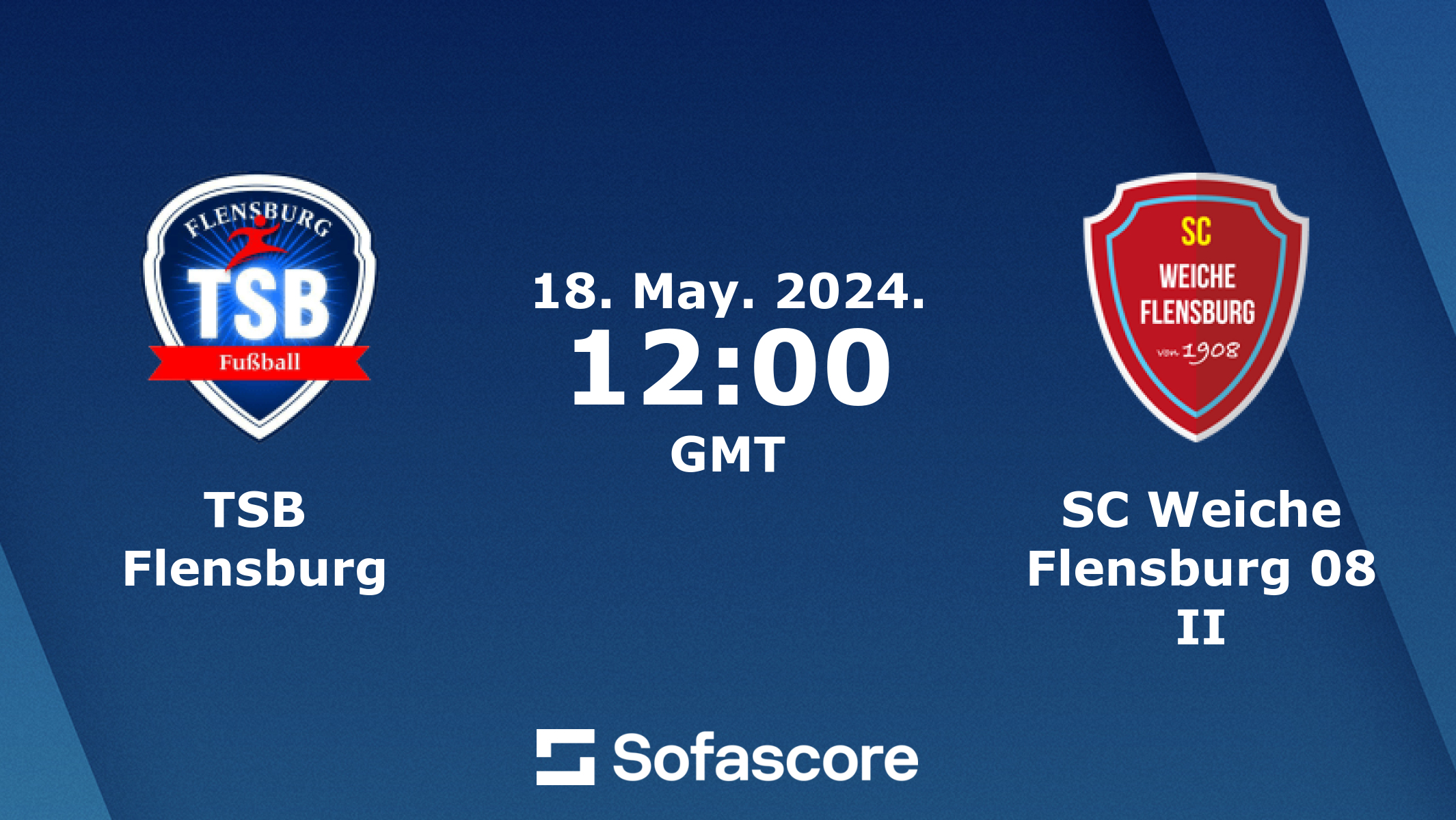 TSB Flensburg vs SC Weiche Flensburg 08 II live score H2H and lineups Sofascore