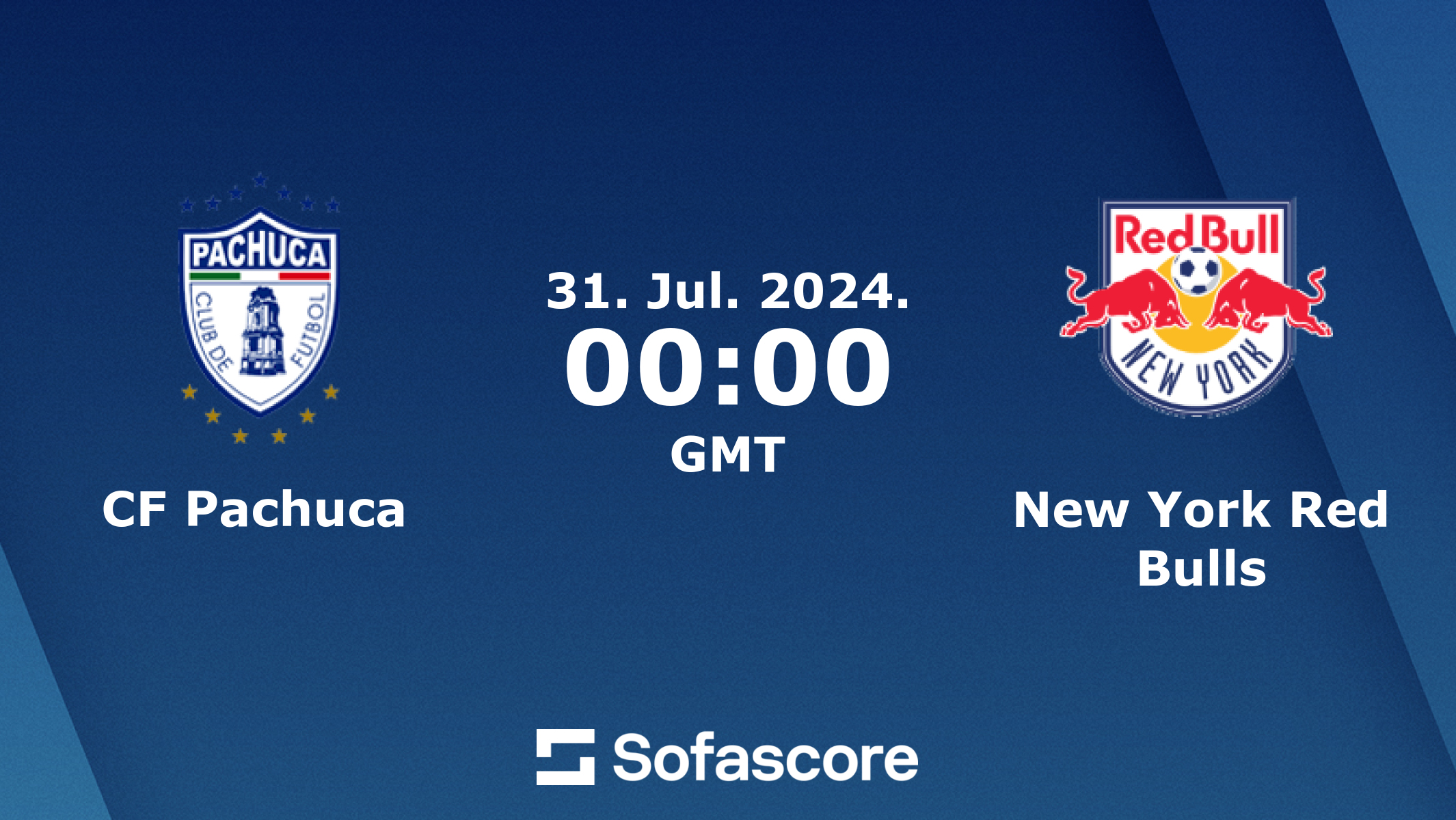 CF Pachuca - New York Red Bulls en vivo, resultados H2H | Sofascore