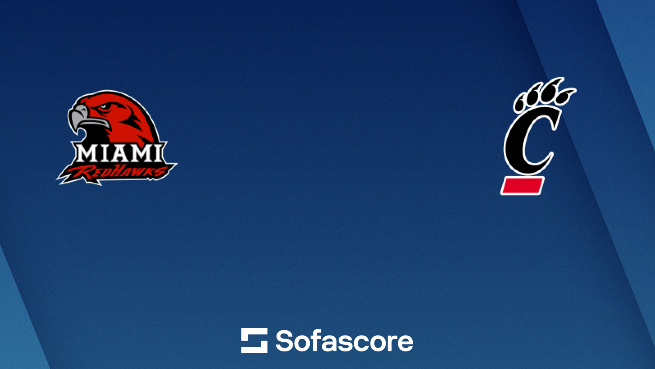 Miami Ohio vs Cincinnati live score & H2H | Sofascore