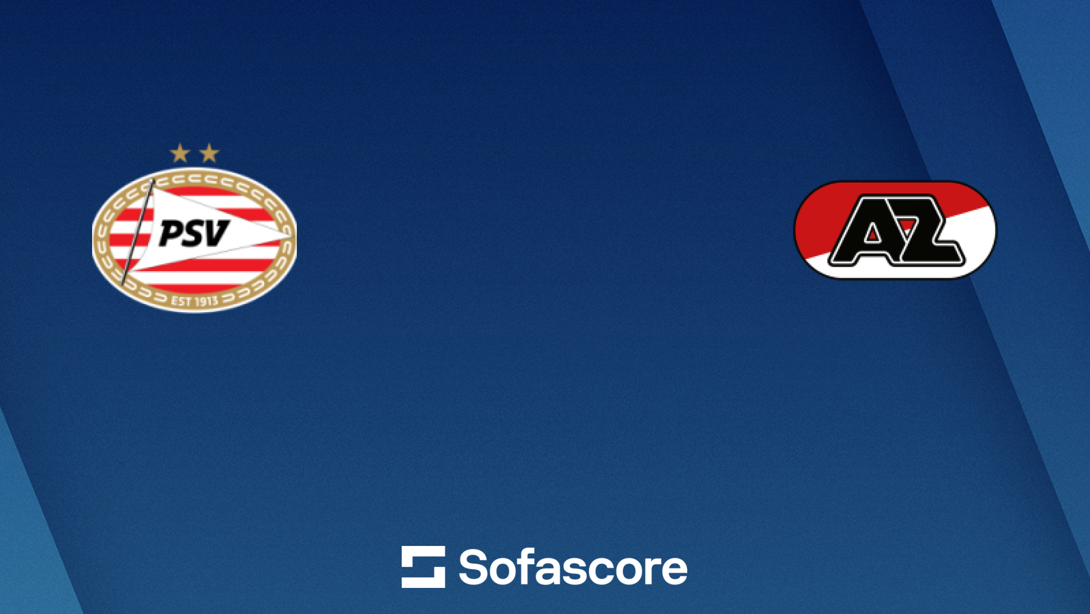 PSV Eindhoven AZ Alkmaar live uitslagen, H2H en opstellingen Sofascore