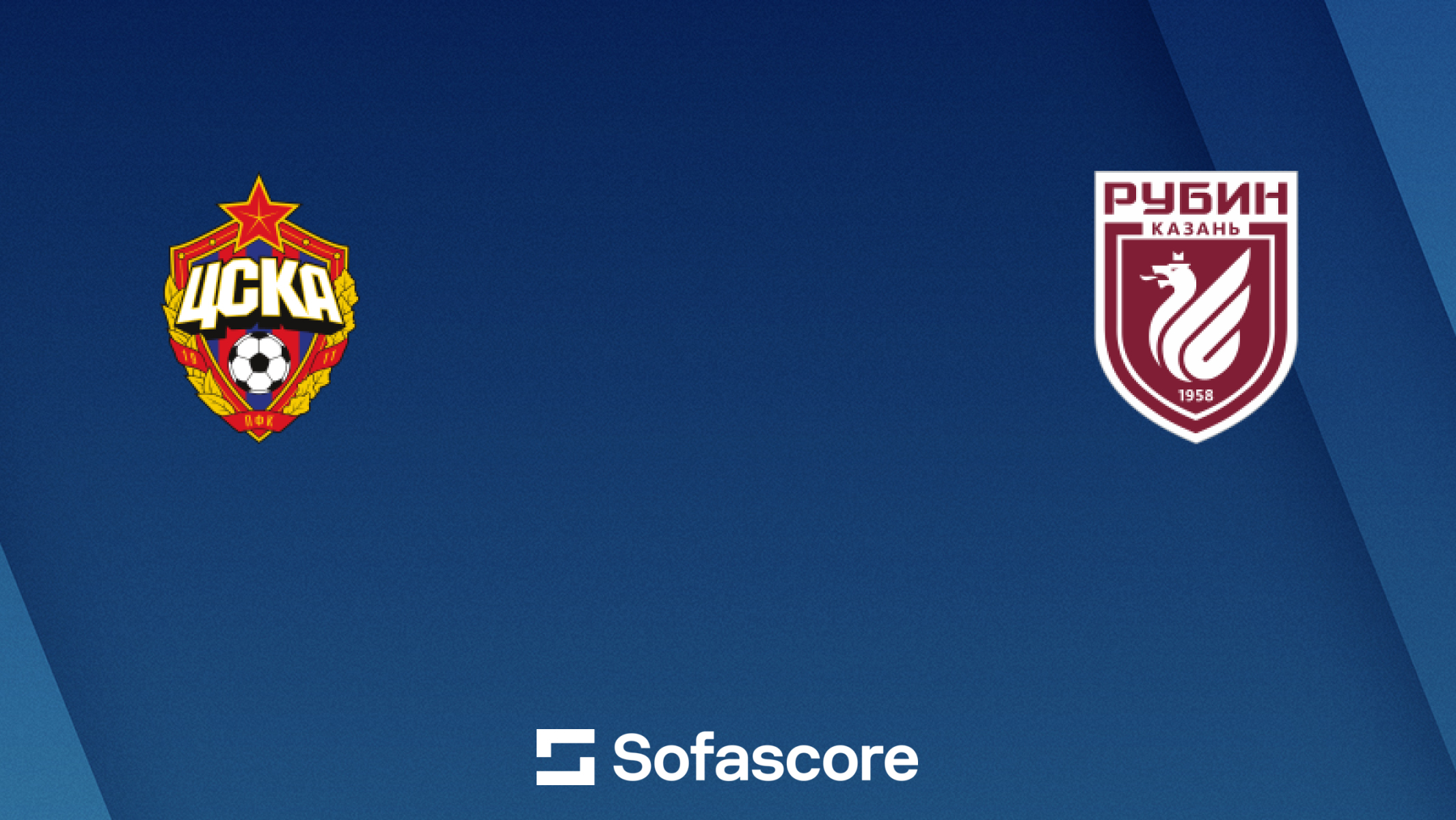 CSKA Moscow - Rubin Kazan en vivo, resultados H2H | Sofascore