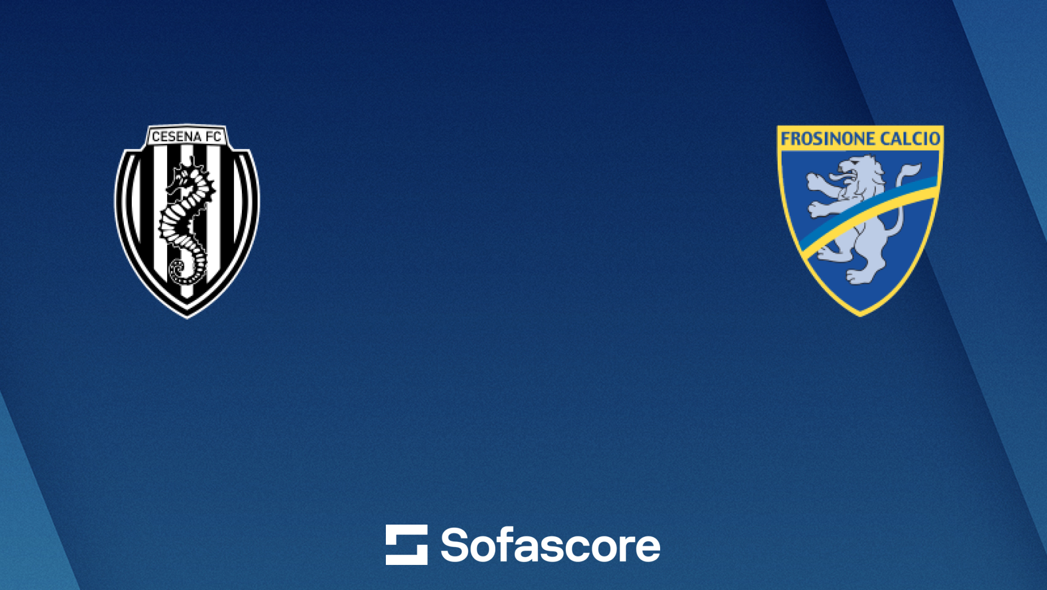 Cesena vs Frosinone live score, H2H and lineups | Sofascore