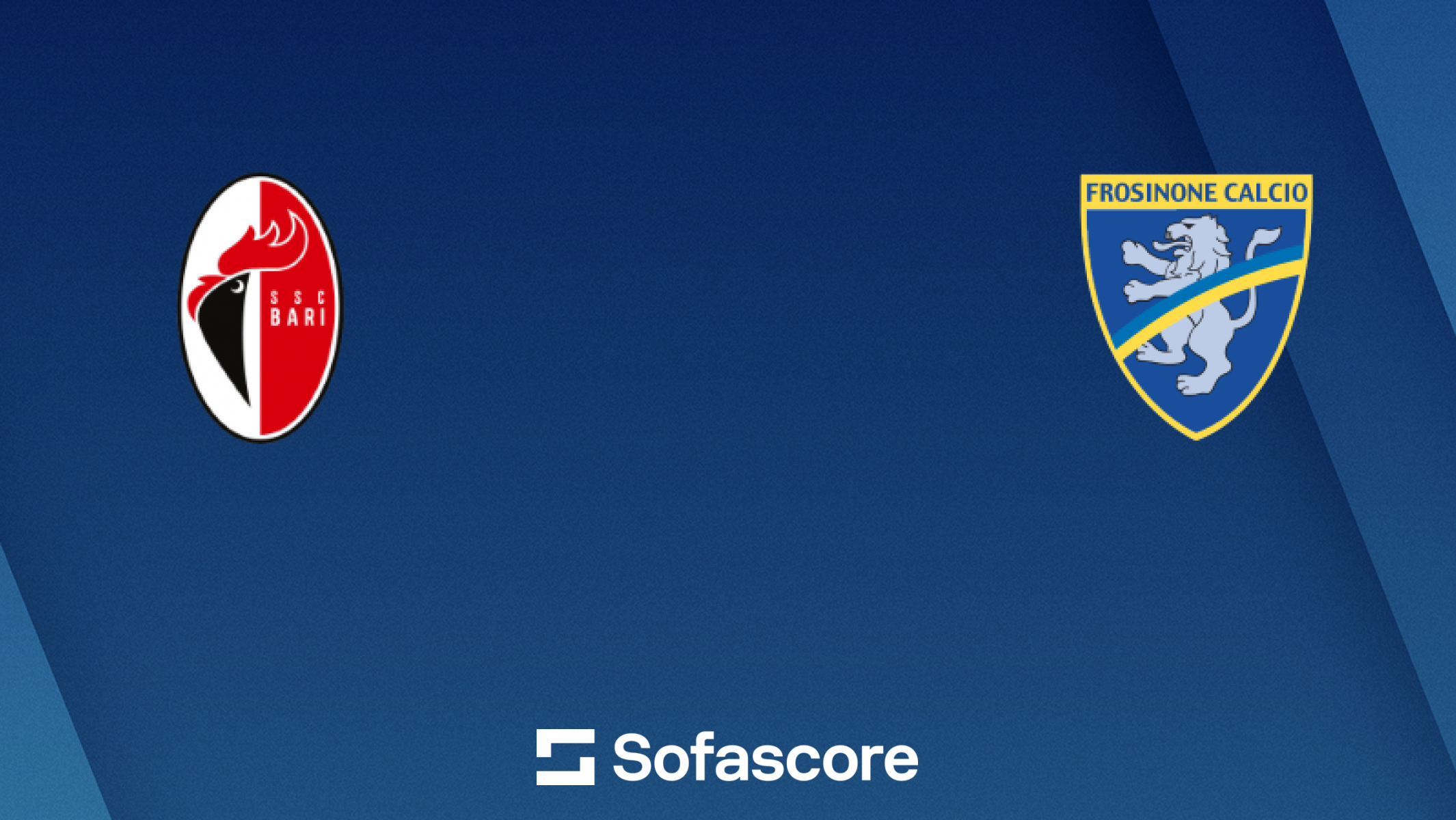 Bari vs Frosinone live score, H2H and lineups | Sofascore