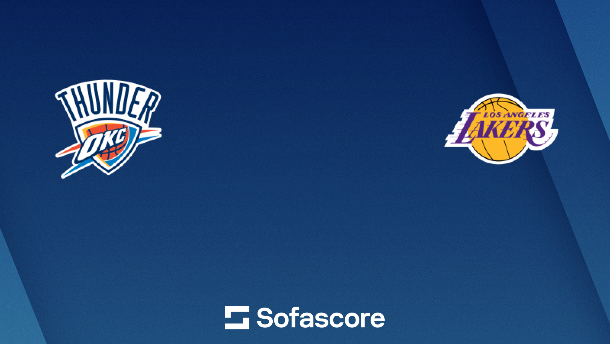 Thunder vs Lakers scores & predictions | Sofascore