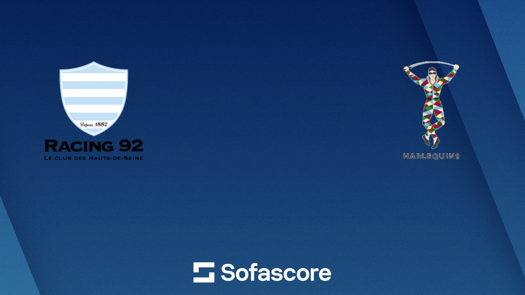 Racing 92 Harlequin FC live score and H2H results - Sofascore