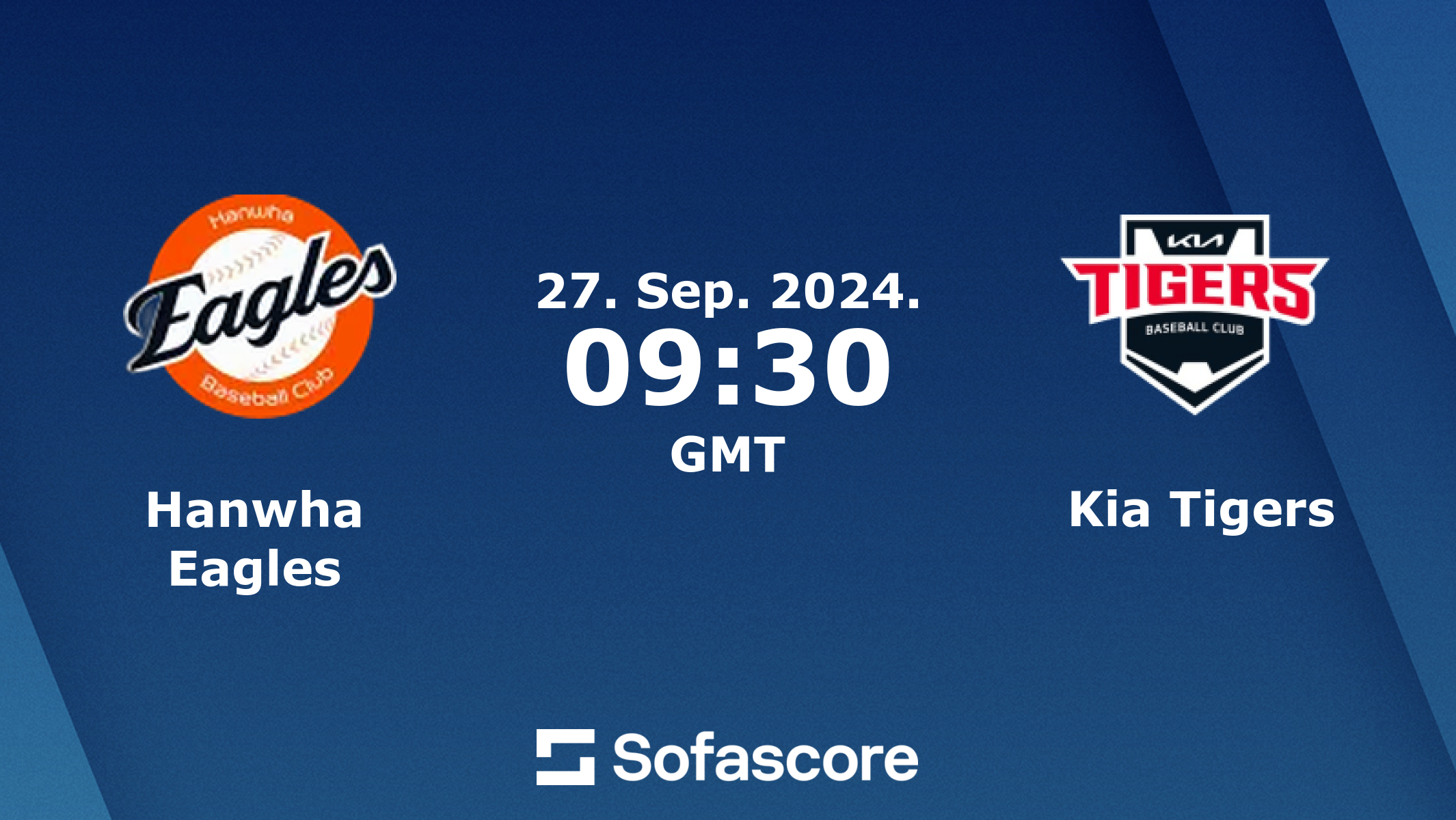 Hanwha Eagles vs Kia Tigers live score &amp; predictions | Sofascore