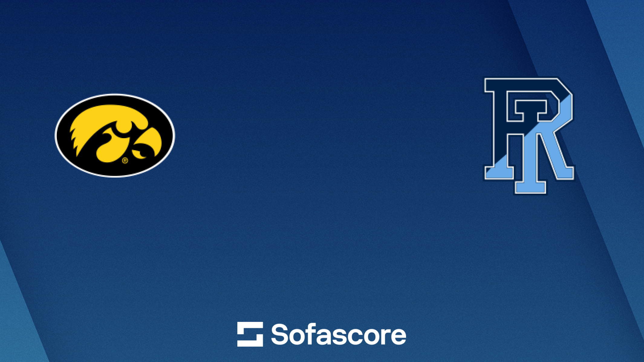 Iowa Hawkeyes Rhode Island Rams live score, video stream and H2H