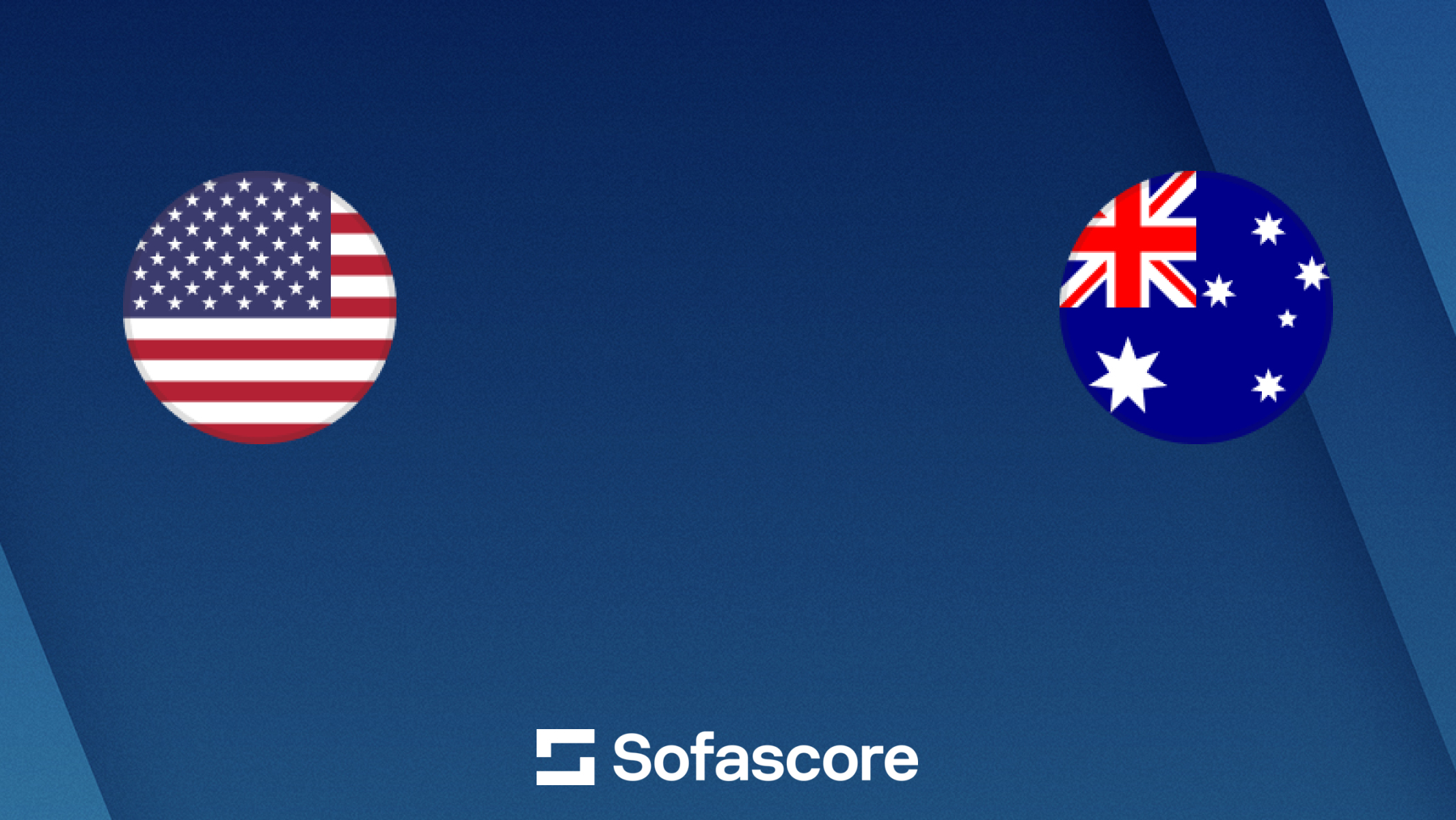 USA Vs Australia Live Score H2H And Lineups Sofascore 16x9