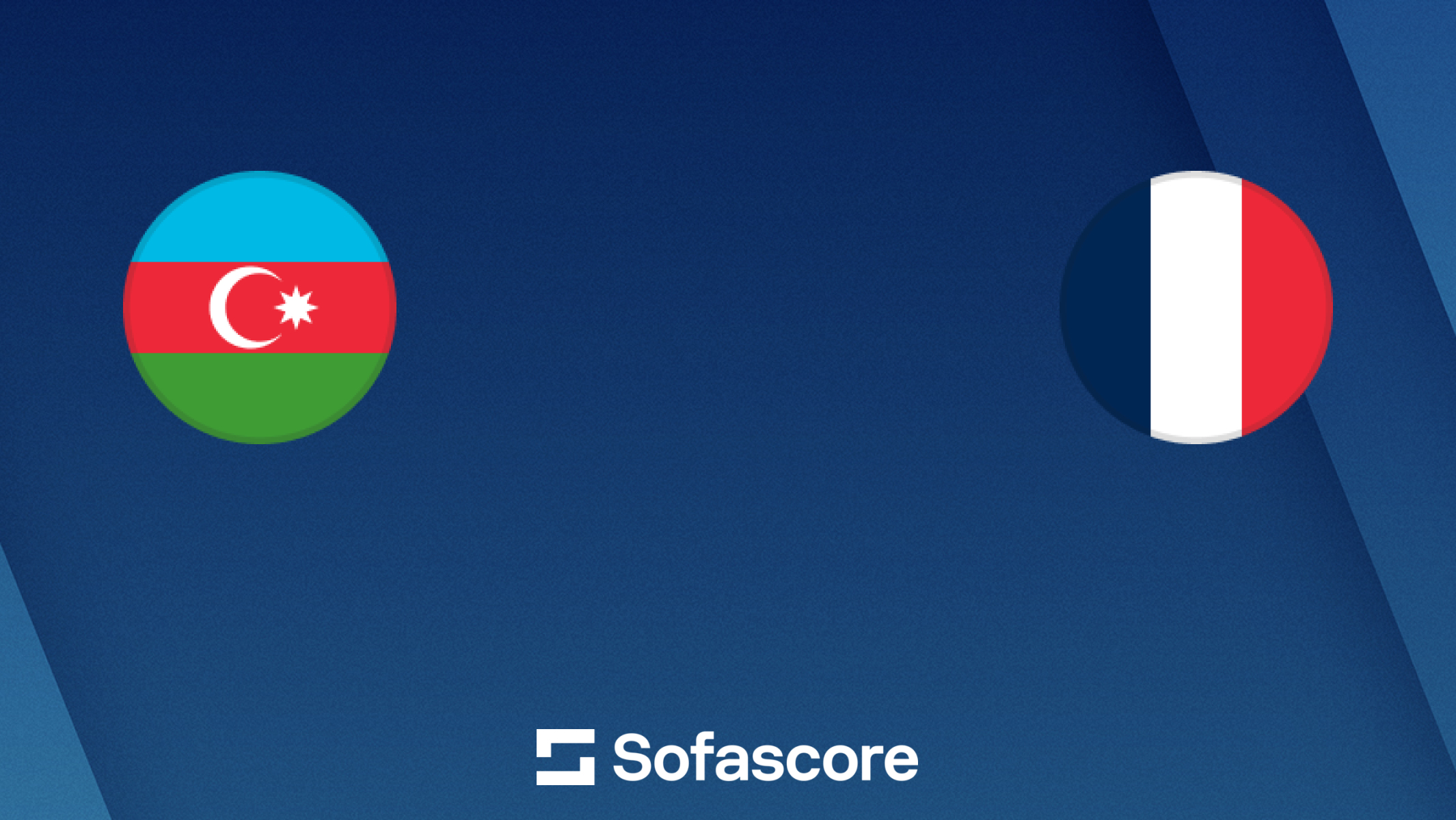 Azerbaijan vs France 매치 그래픽(Sofascore)