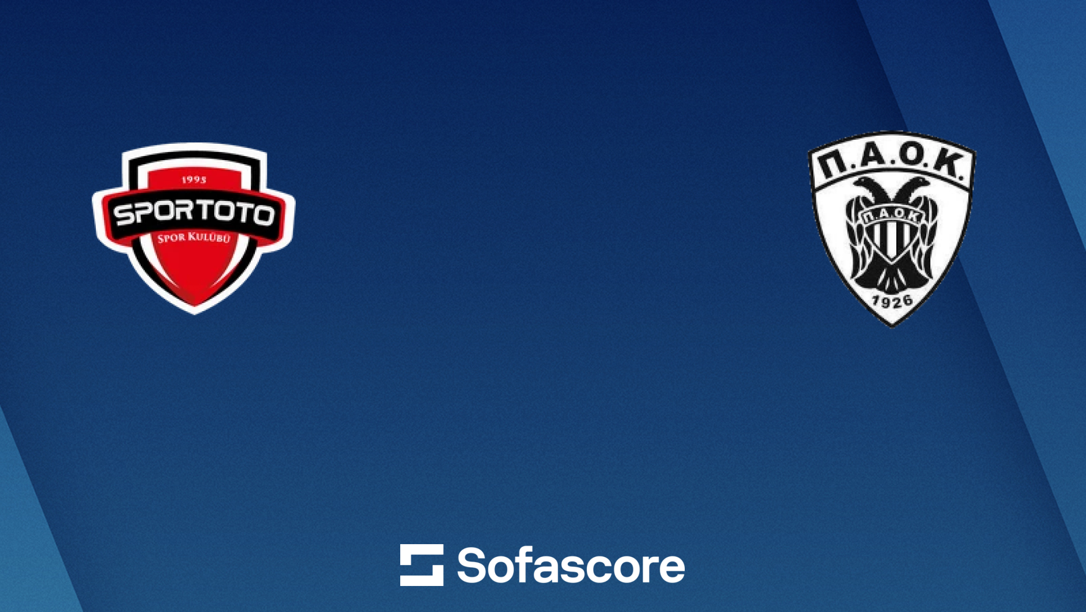 Spor Toto vs PAOK scores & predictions | Sofascore