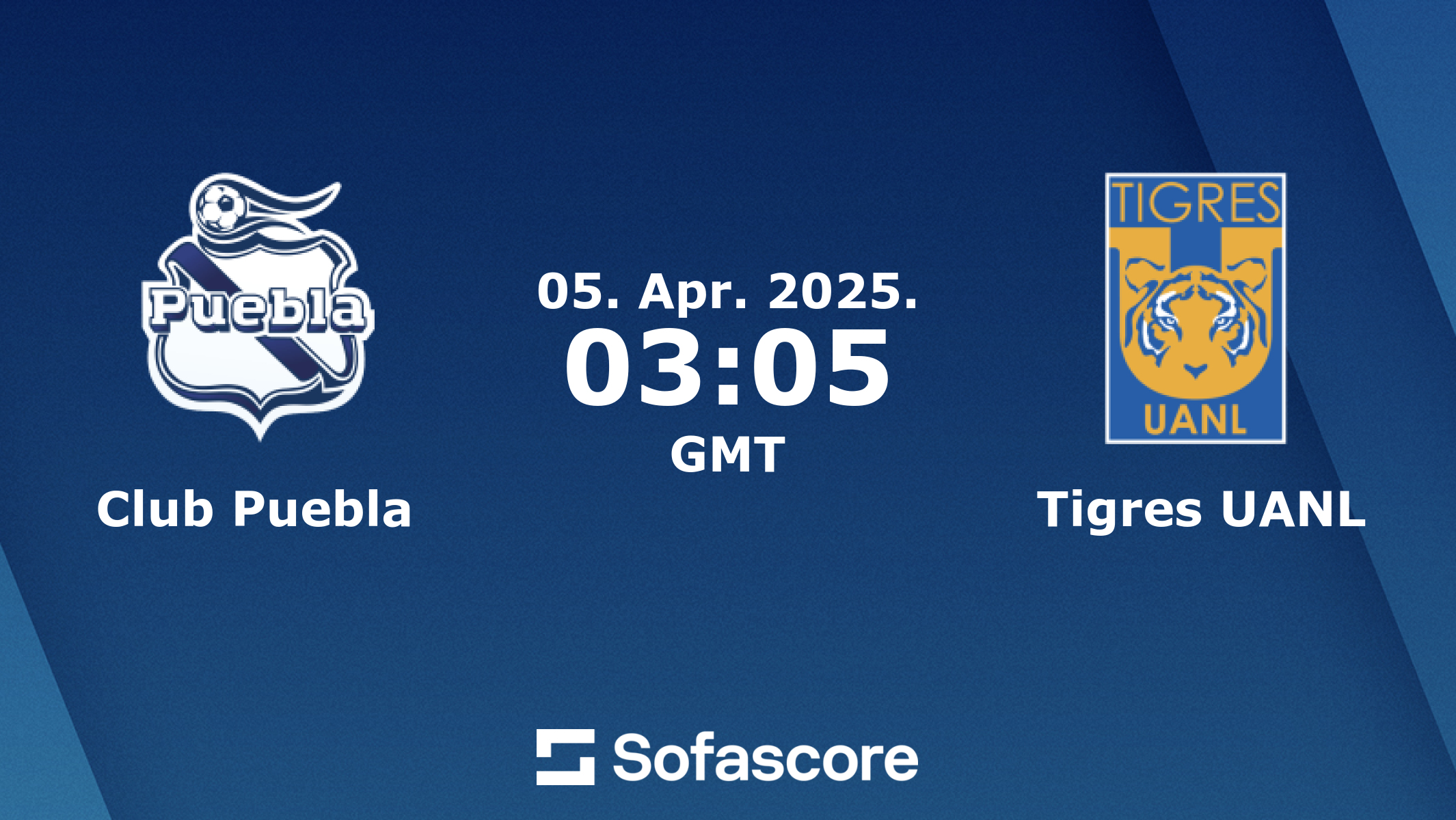 Club Puebla vs Tigres UANL live score, H2H and lineups | Sofascore