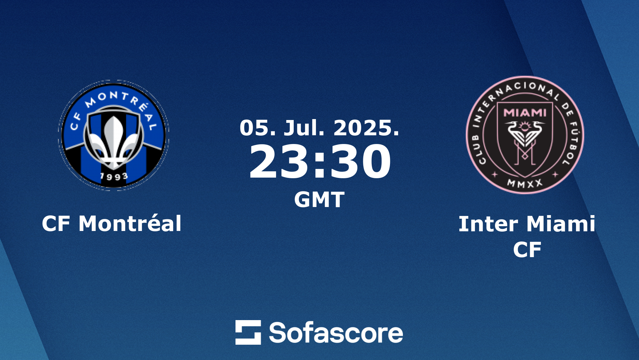 CF Montréal vs Inter Miami CF live score, H2H and lineups | Sofascore