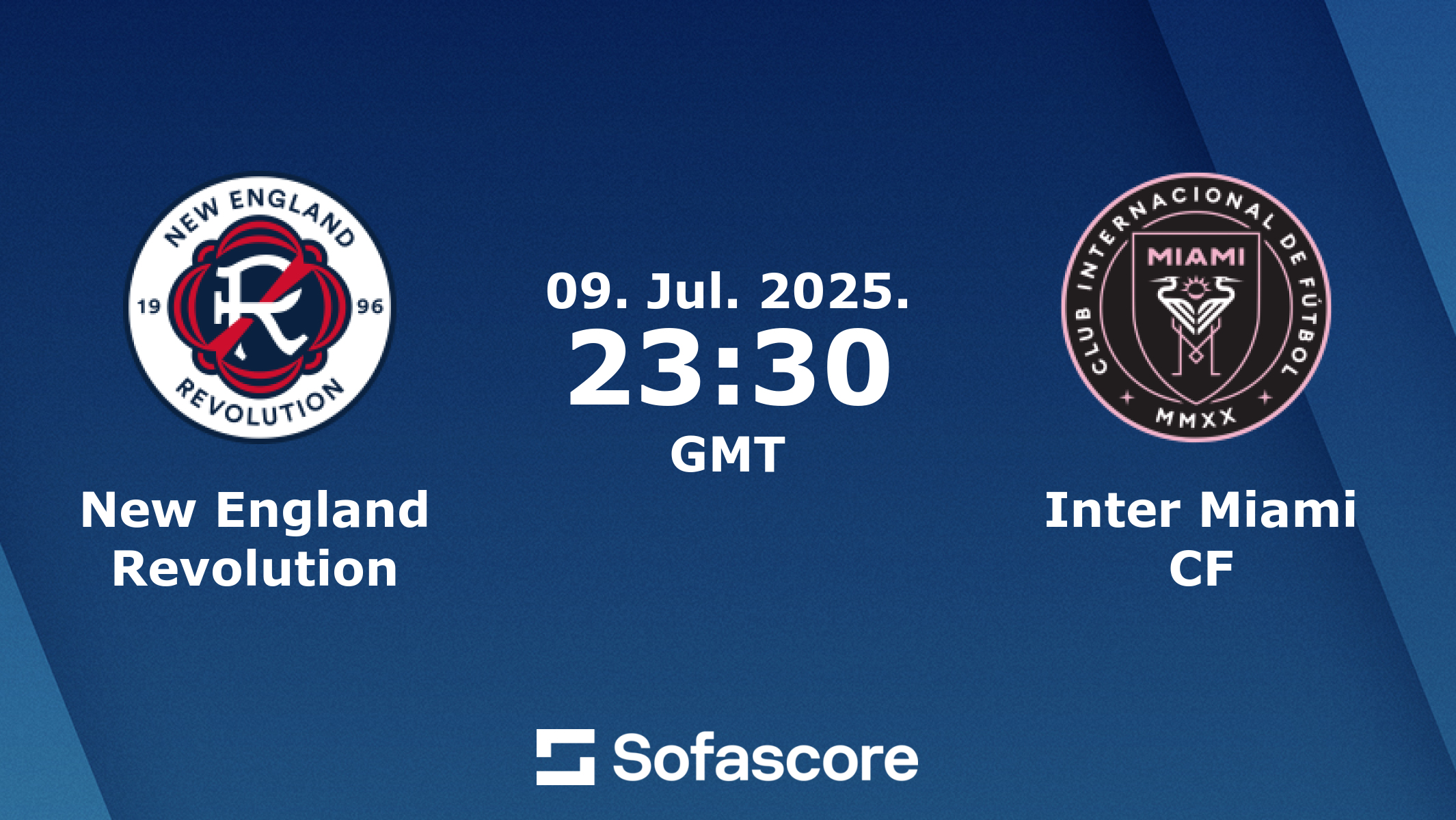 New England Revolution vs Inter Miami CF live score, H2H and ...