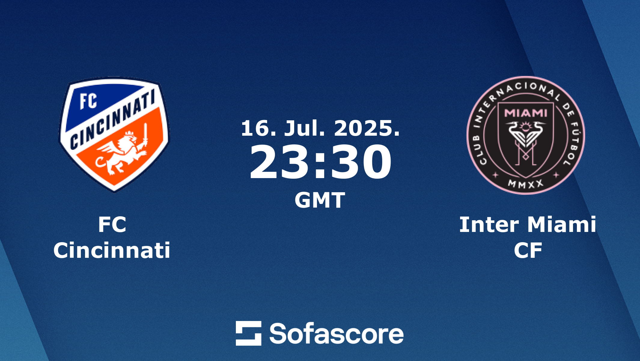 FC Cincinnati vs Inter Miami CF live score, H2H and lineups ...
