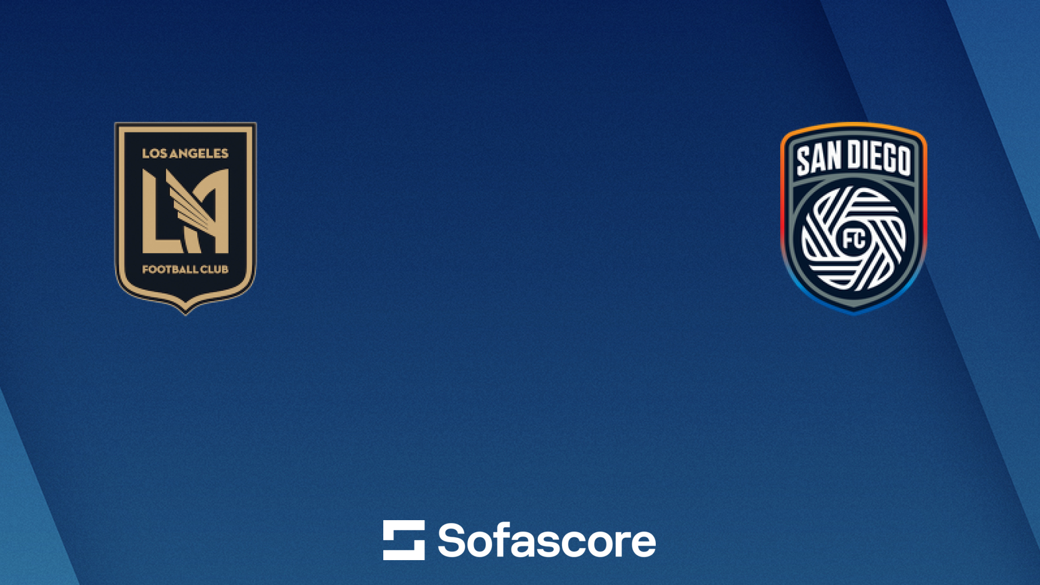 Los Angeles FC vs San Diego FC live score, H2H and lineups | Sofascore