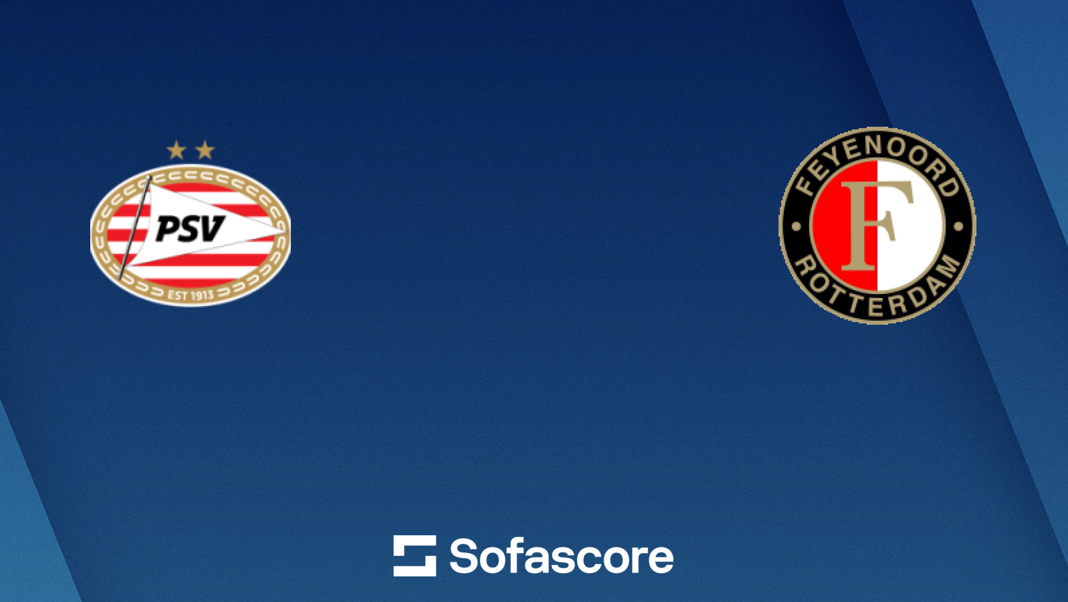 PSV Eindhoven Feyenoord live uitslagen, H2H en opstellingen Sofascore
