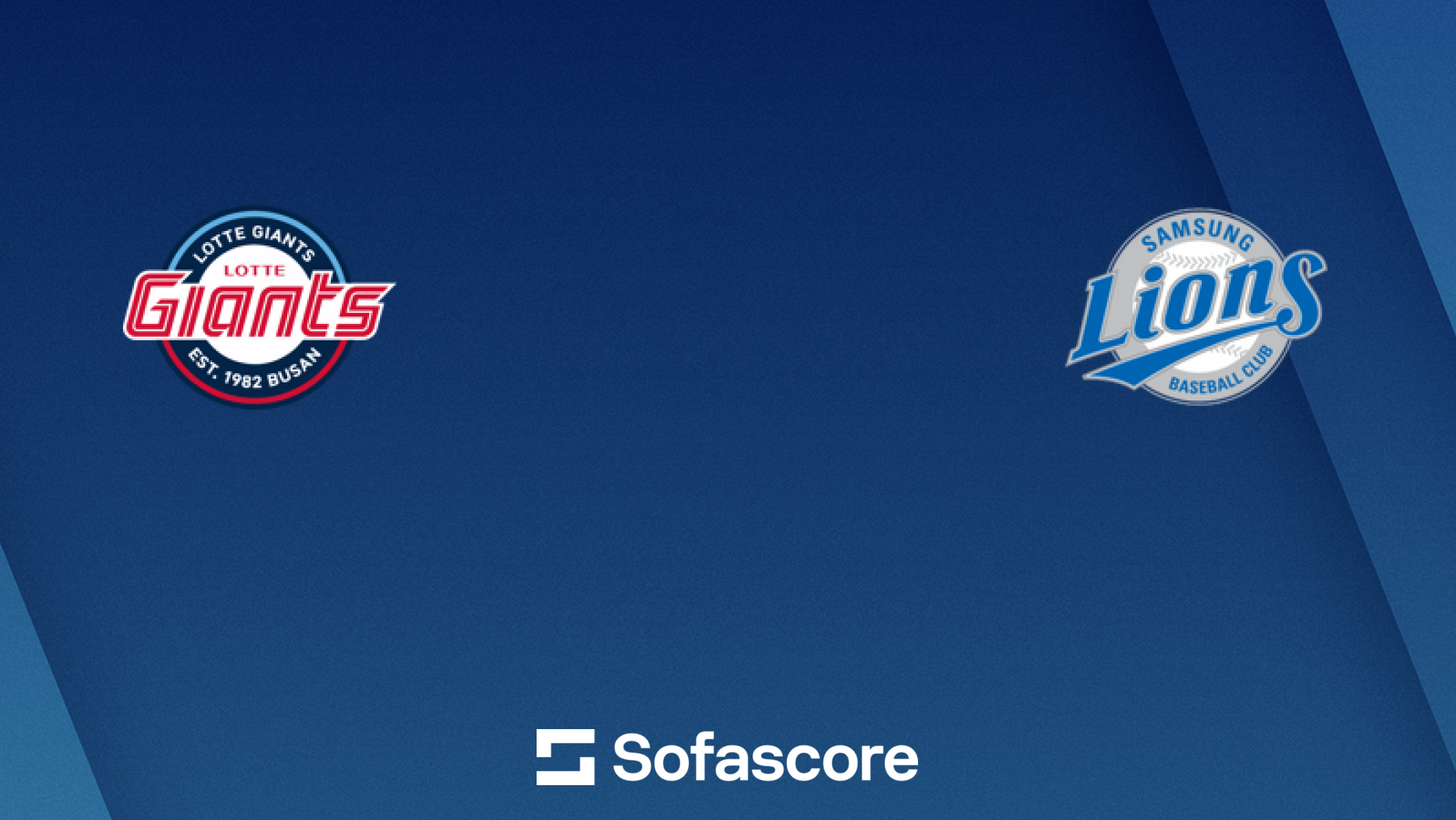 Lotte Giants Samsung Lions live score, video stream and H2H results