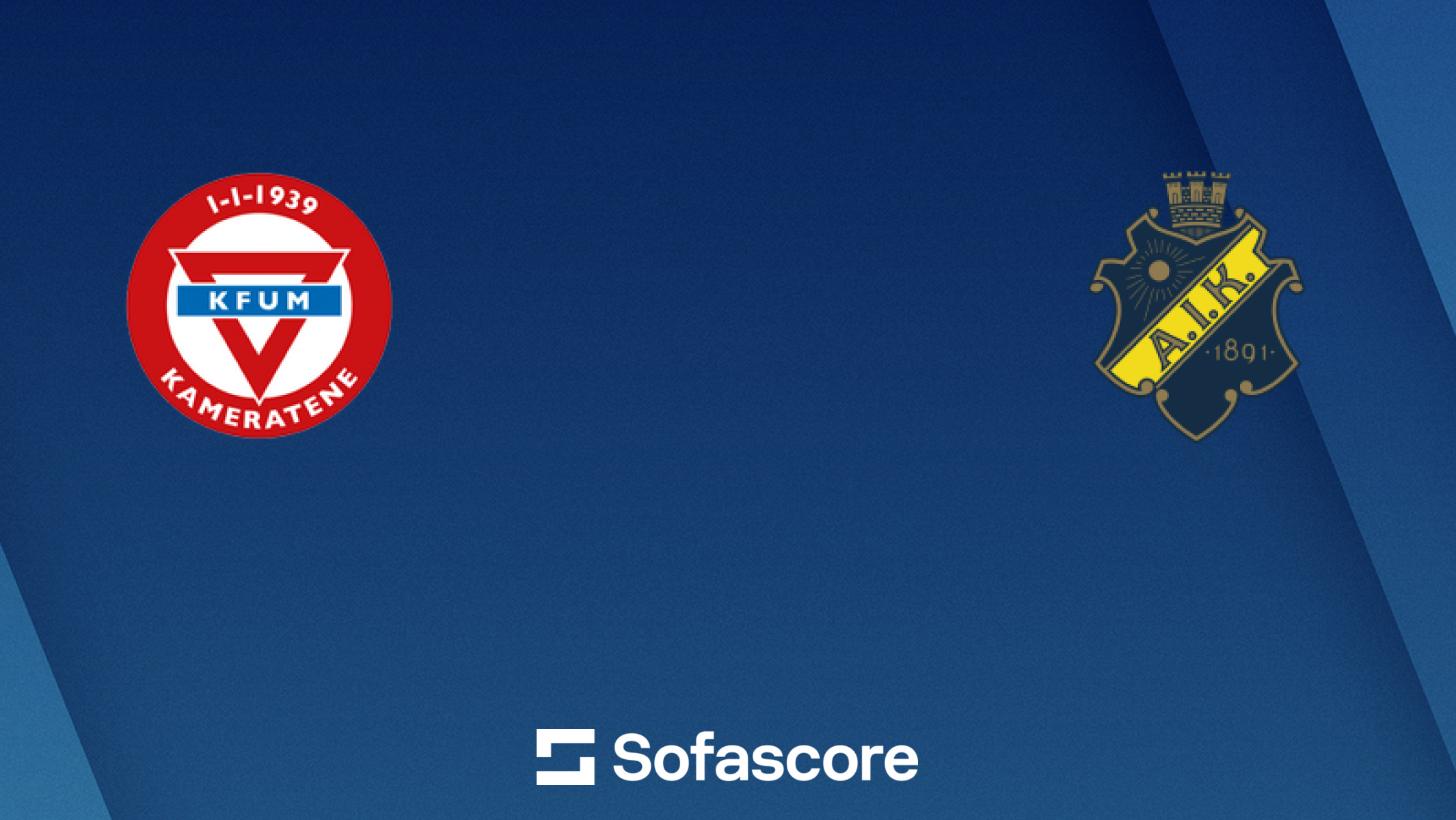 KFUM Oslo - AIK scores en direct, face-à-face et compositions | Sofascore