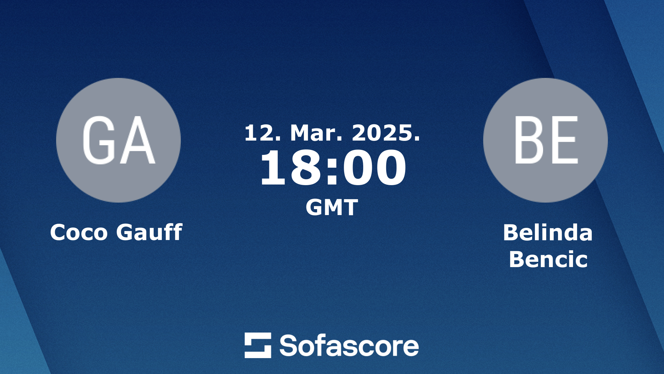 C. Gauff B. Bencic live score, video stream and H2H results - Sofascore