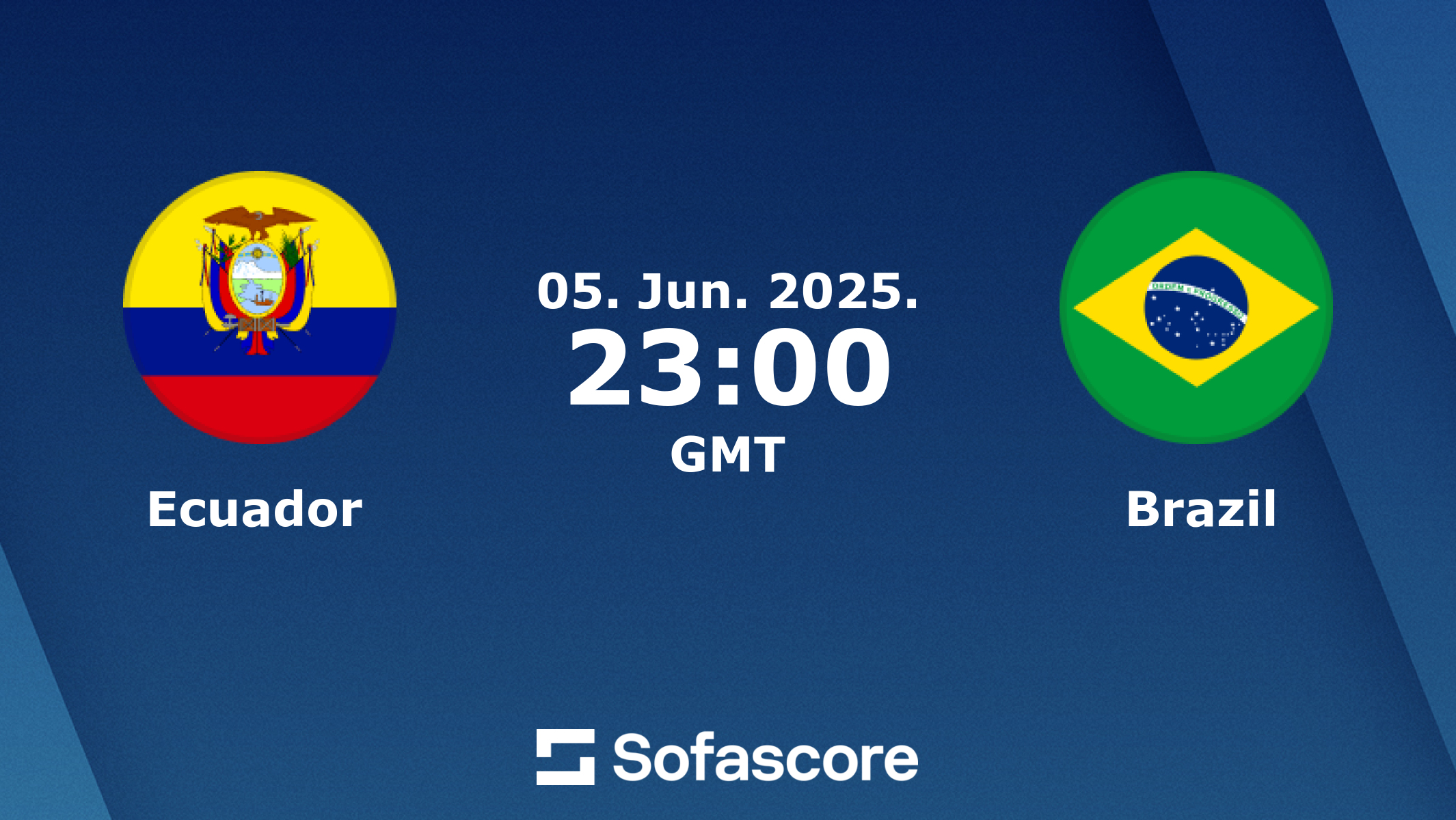 Ecuador vs Brazil live score, H2H and lineups | Sofascore