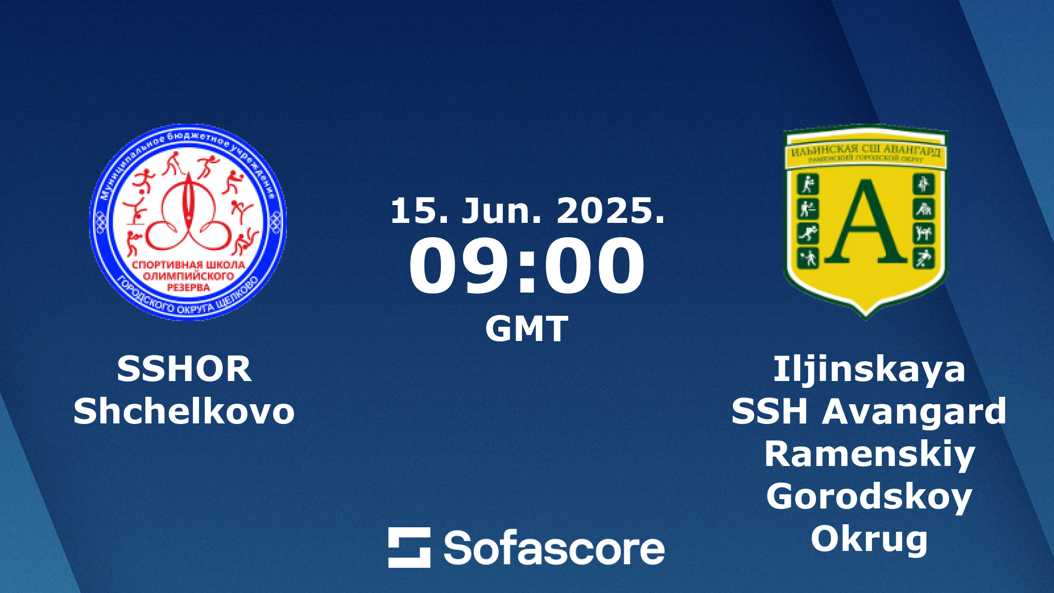 SSHOR Shchelkovo vs Iljinskaya SSH Avangard Ramenskiy Gorodskoy Okrug ...