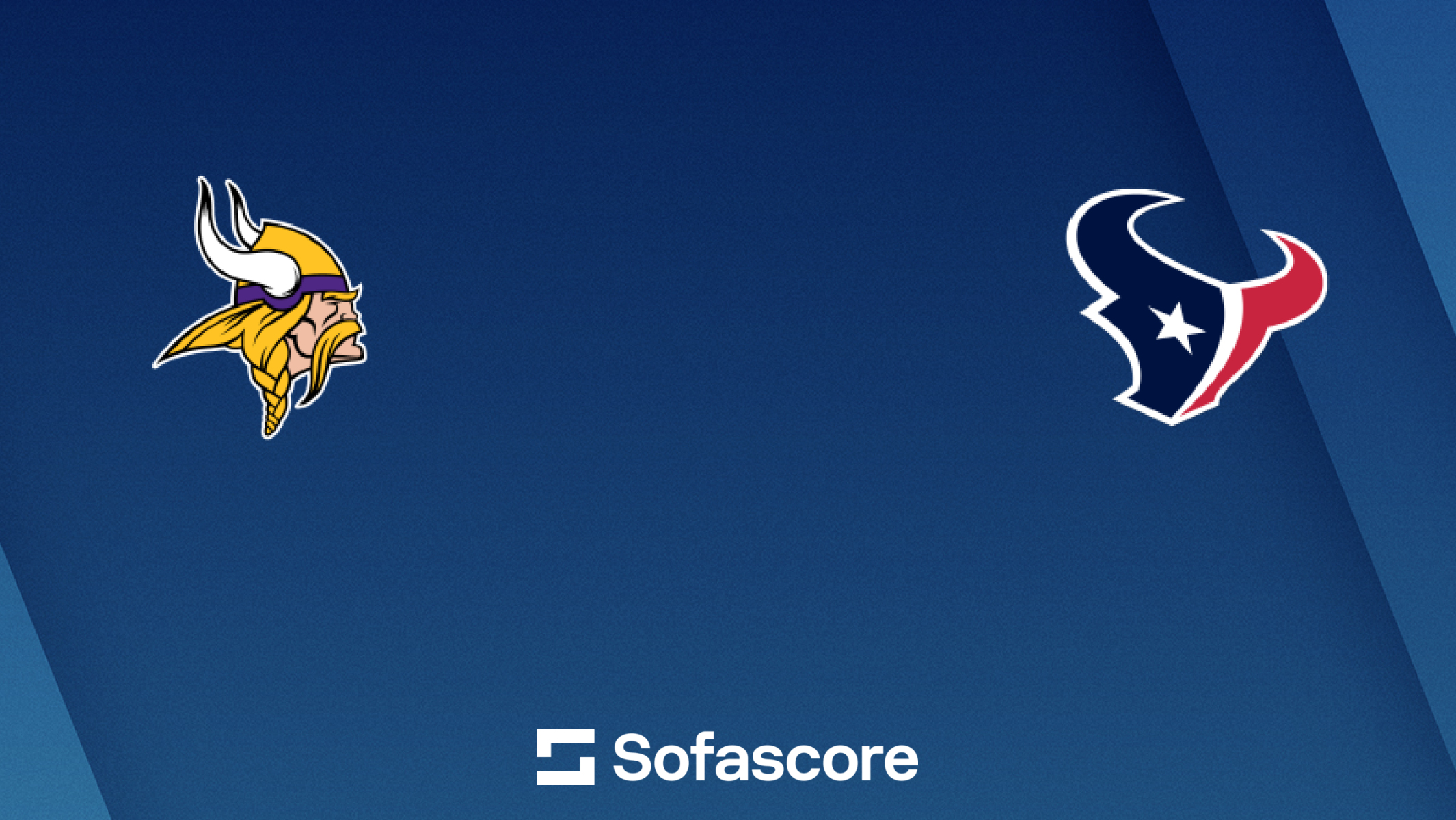Vikings vs Texans live score \u0026 H2H | Sofascore, image size:2130x1200