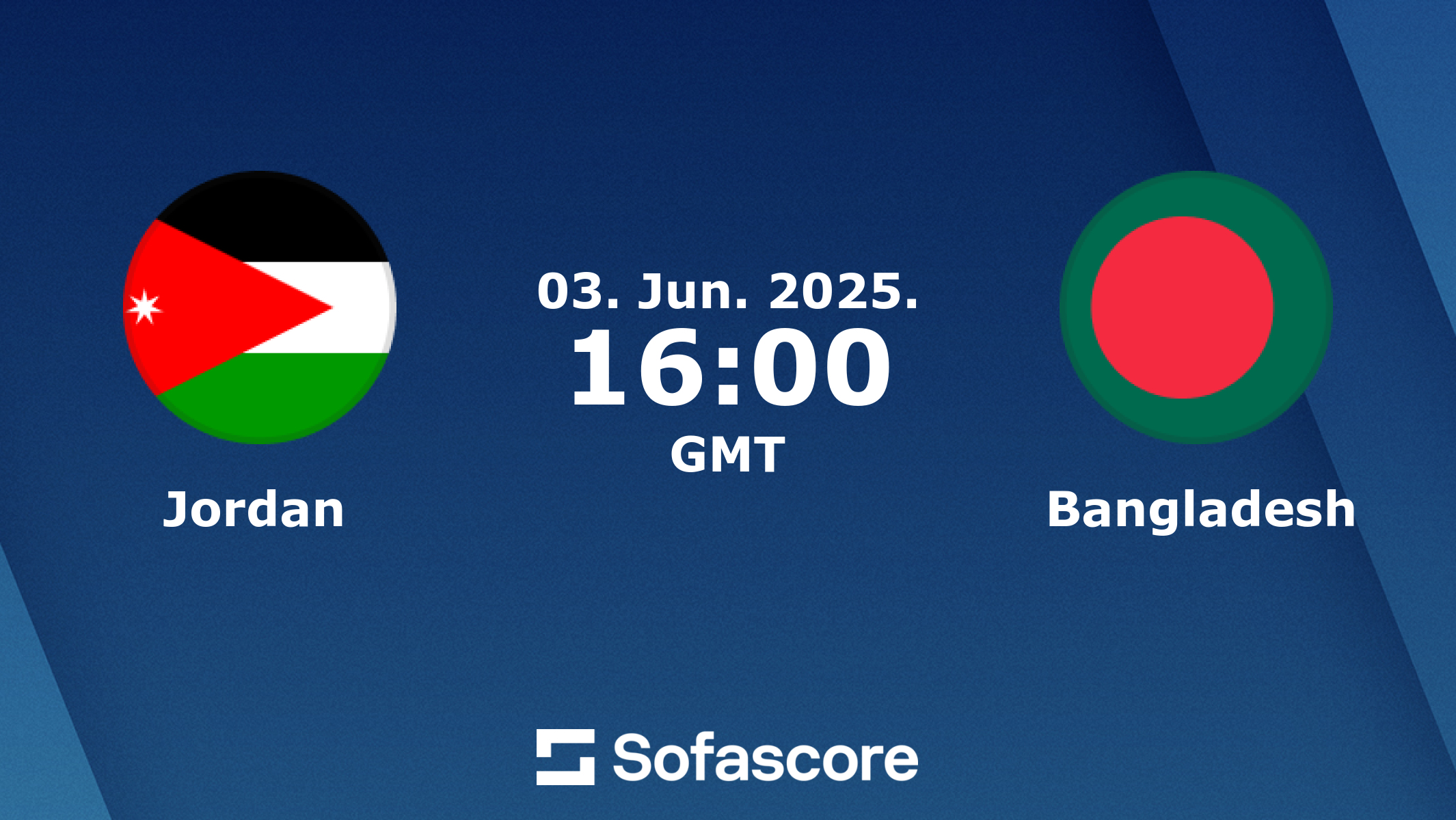Jordan Vs Bangladesh Live Score H2H And Lineups Sofascore