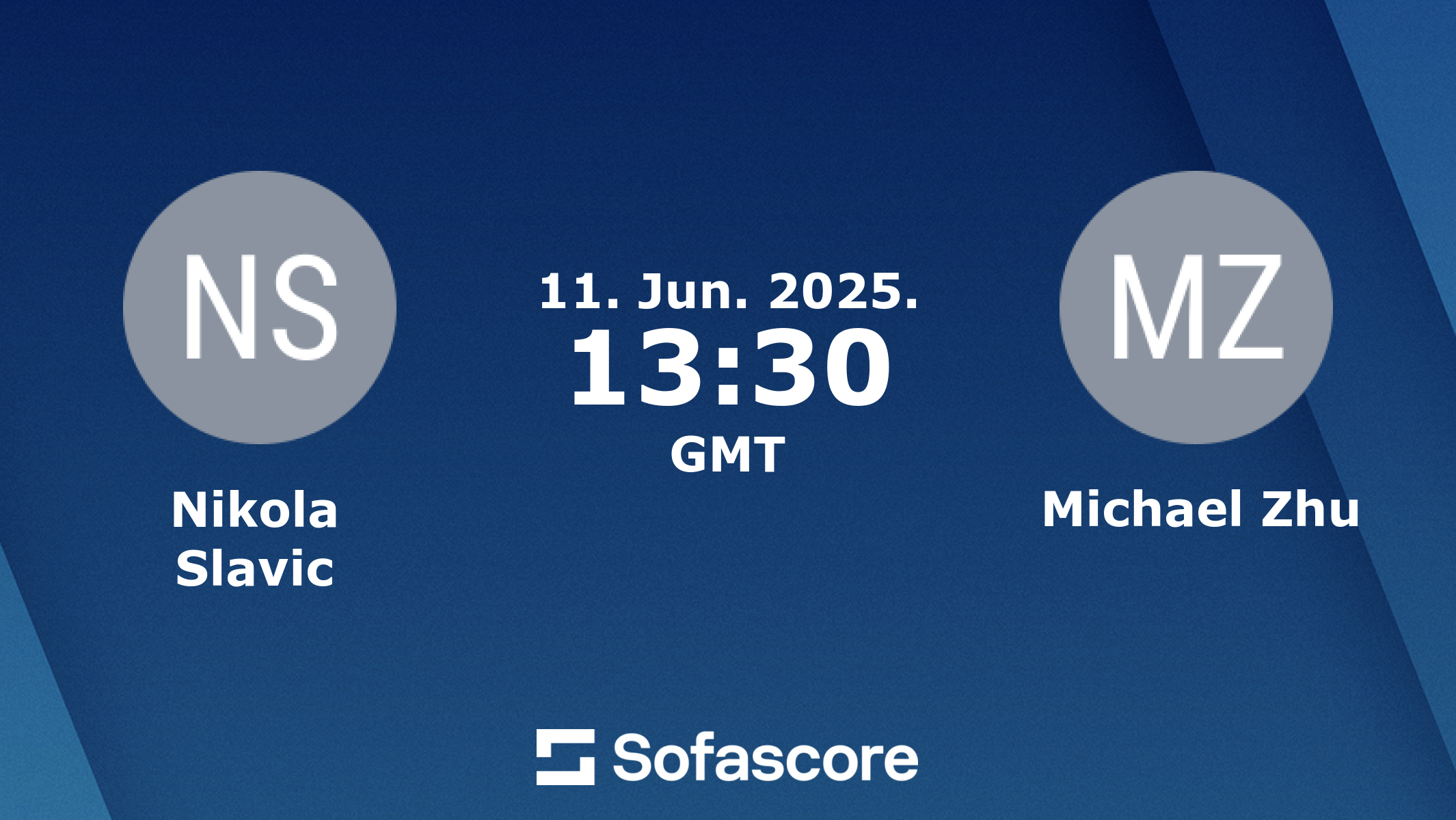 Nikola Slavic Michael Zhu live score, video stream and H2H results ...