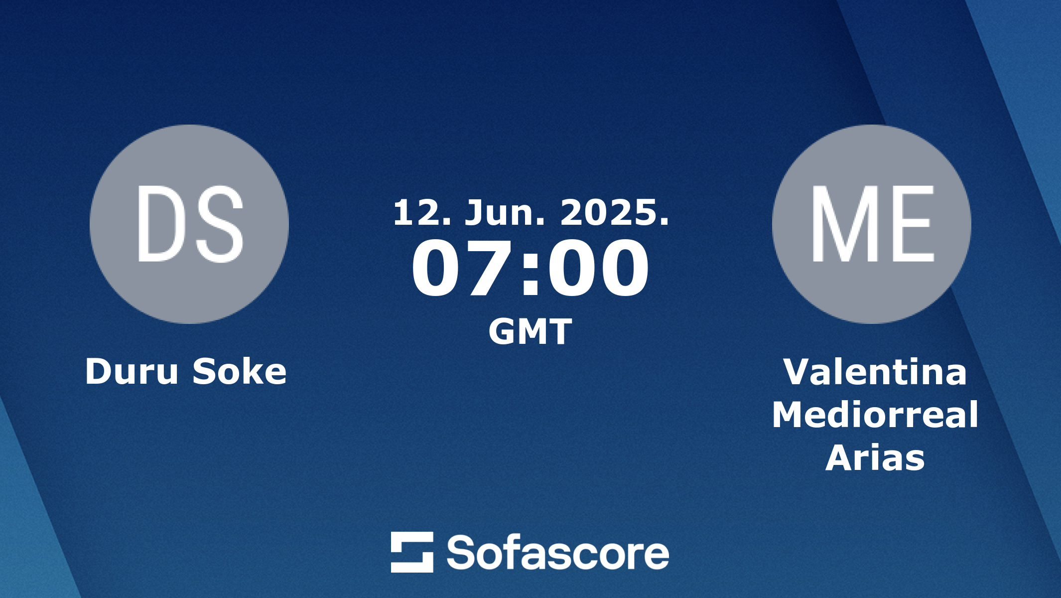 Duru Soke Valentina Mediorreal Arias live score, video stream and H2H ...