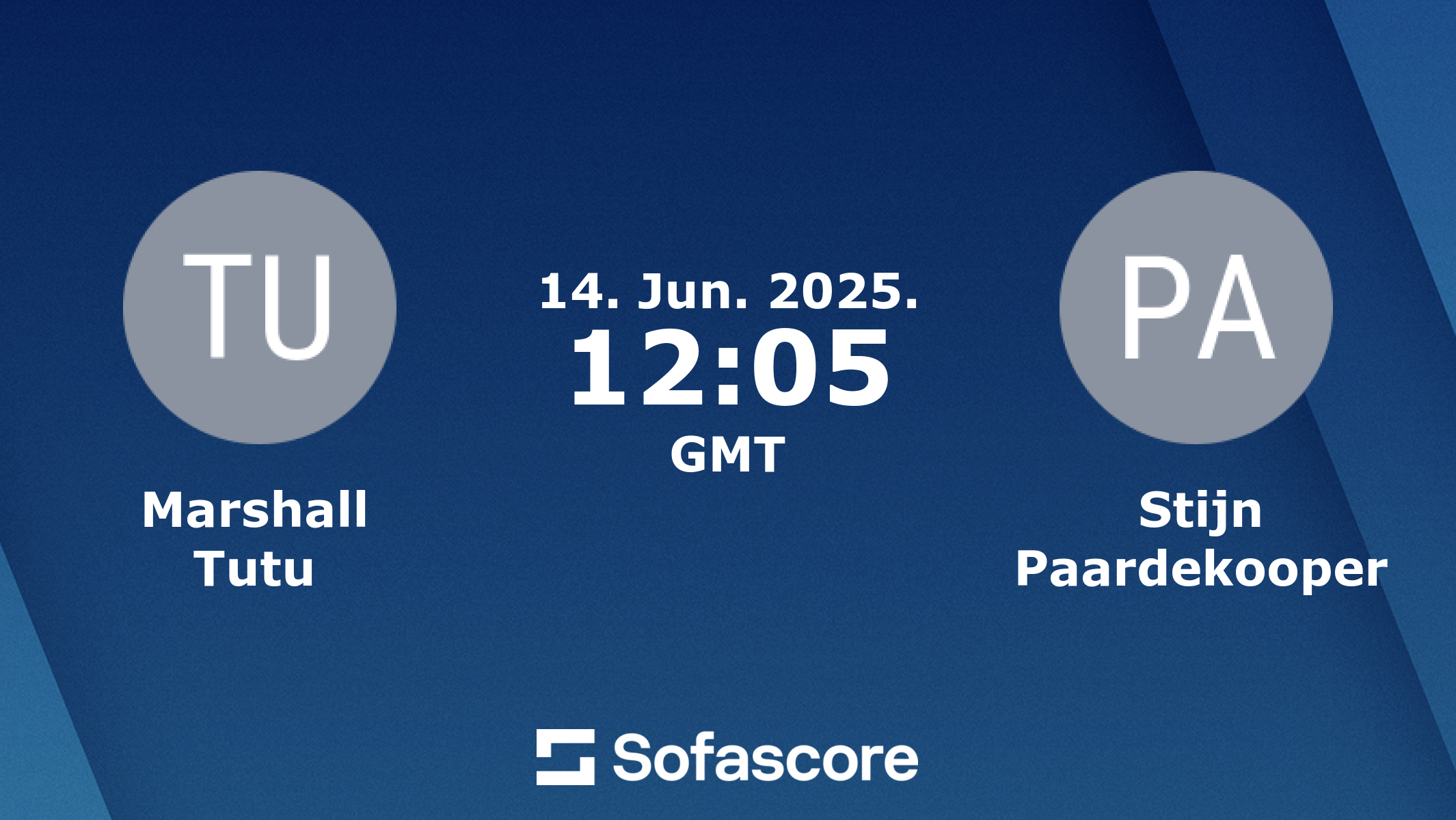 Marshall Tutu Stijn Paardekooper live score, video stream and H2H ...