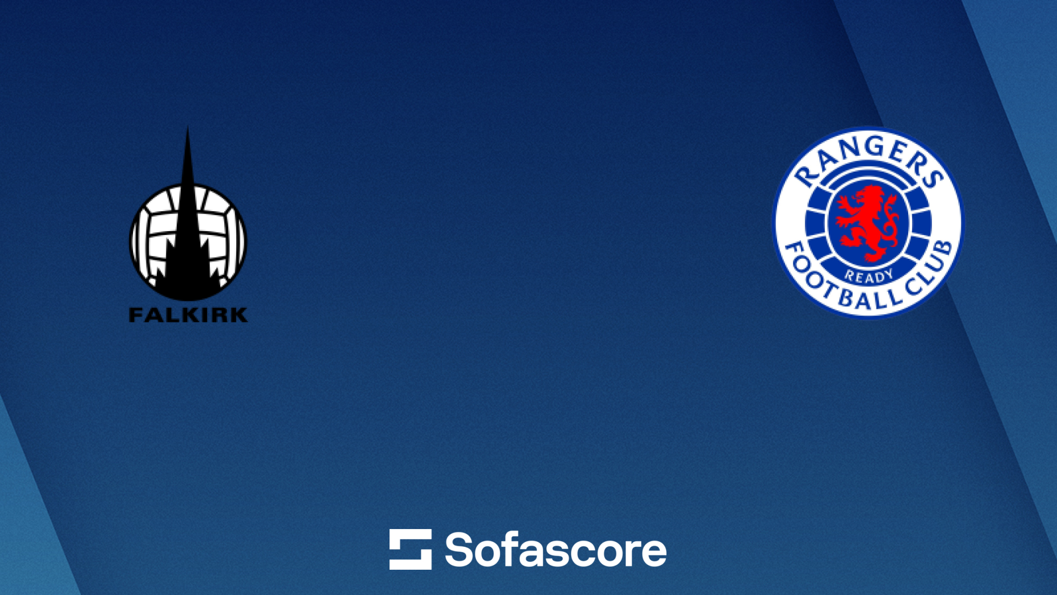 Falkirk FC vs Rangers live score, H2H and lineups | Sofascore