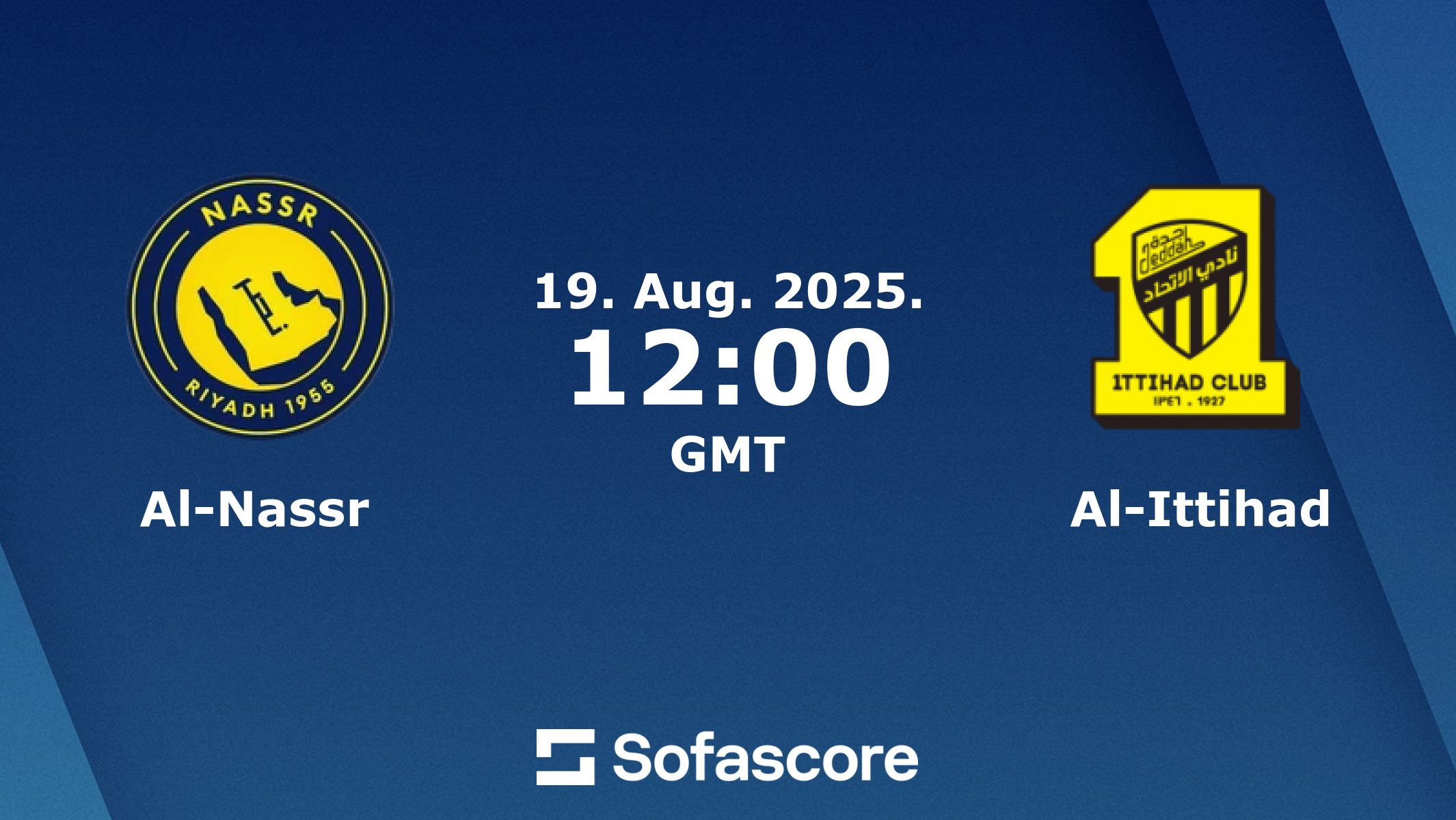 Al-Nassr vs Al-Ittihad Match Poster