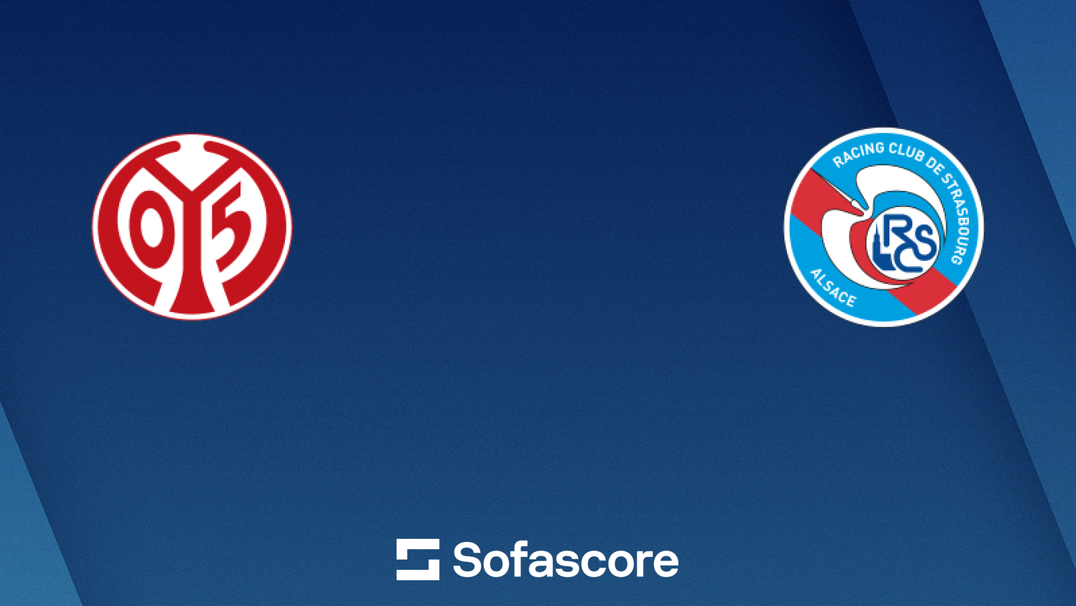 Score en direct et alignements de Strasbourg vs Mainz