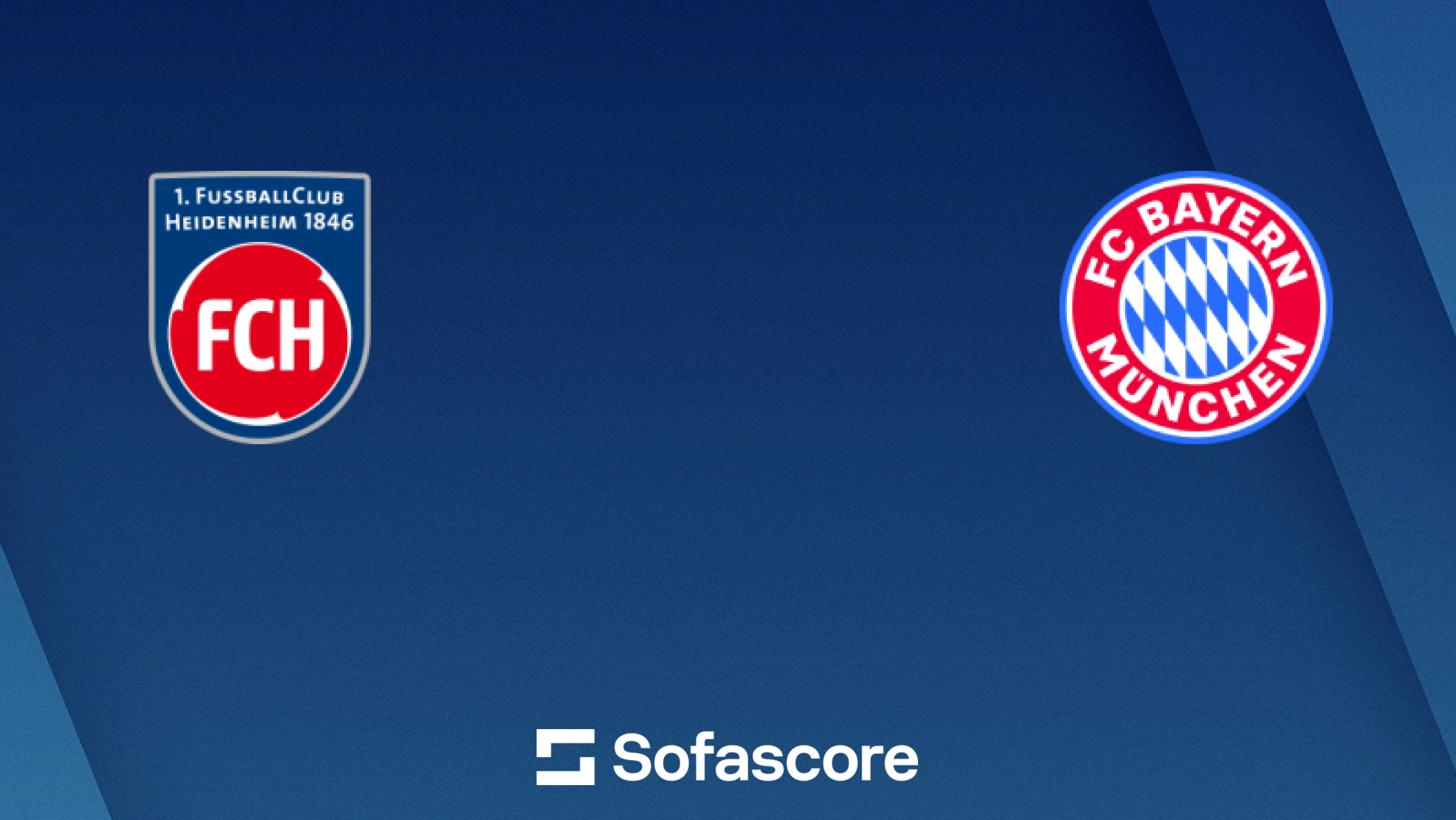 1. FC Heidenheim tegen FC Bayern München live uitslagen, H2H en ...
