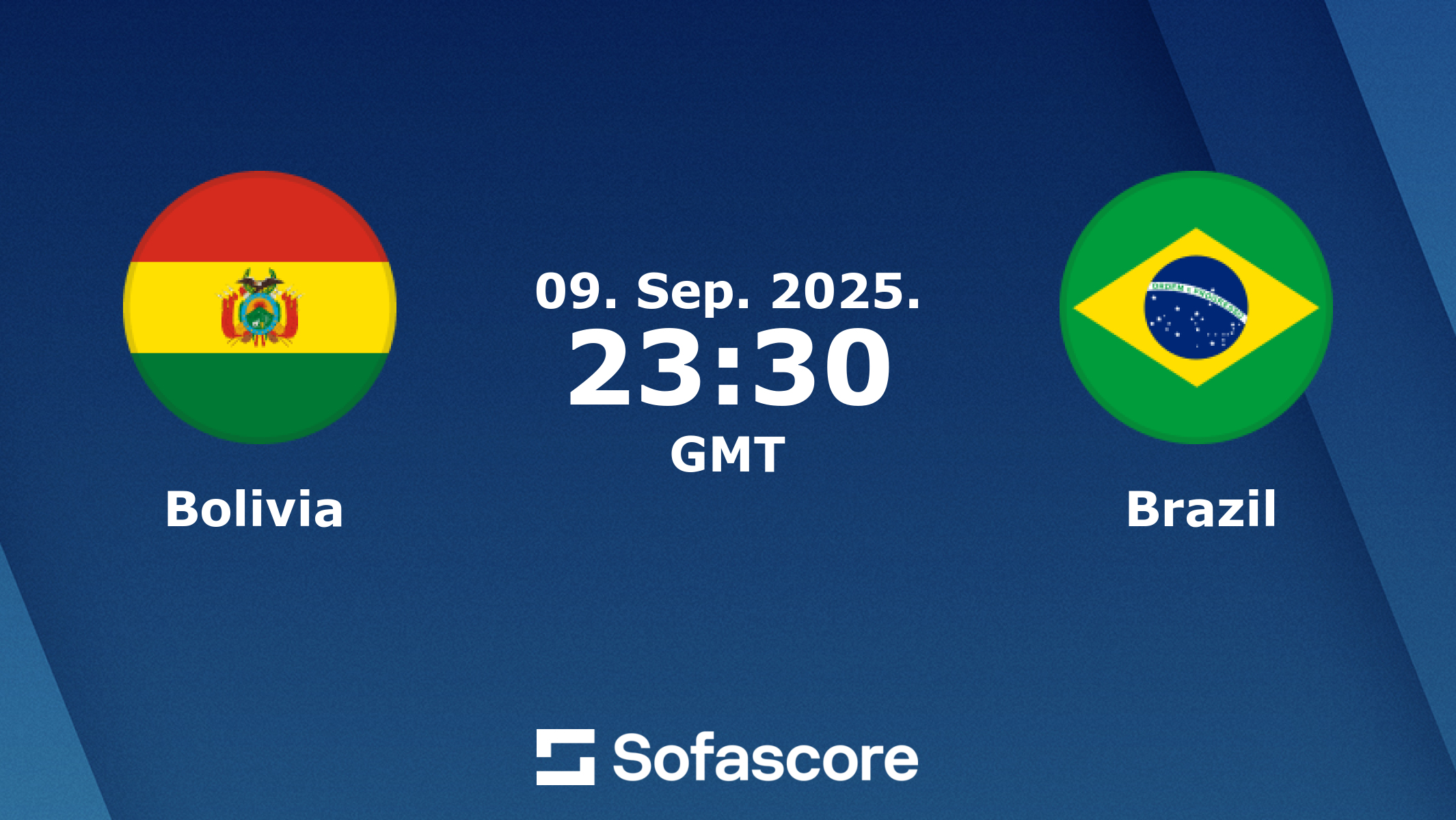 Bolivia vs Brazil match poster