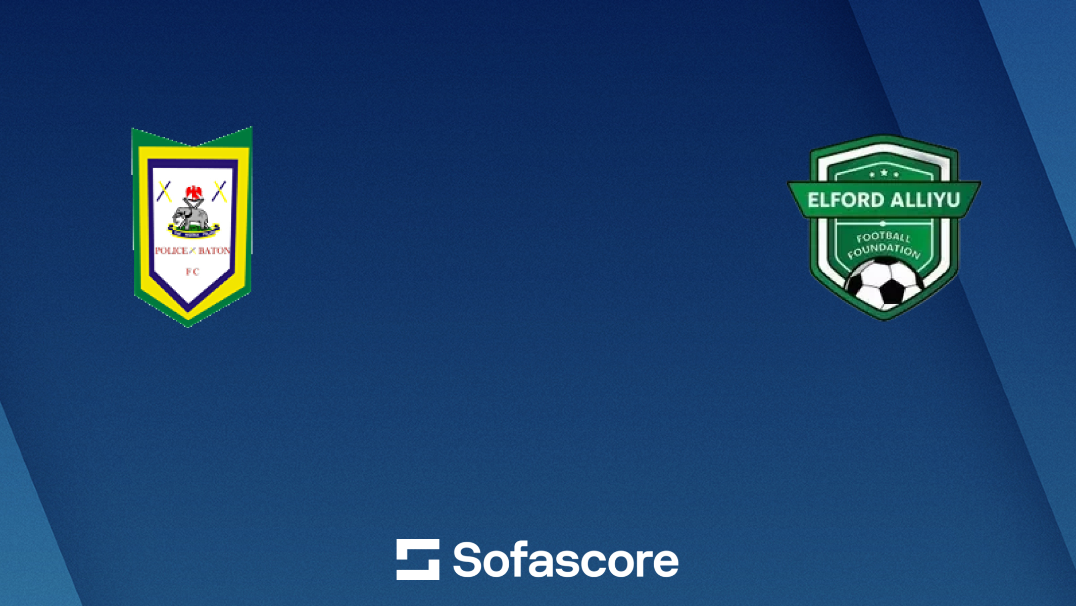Police Baton FC vs Elford Alliyu Football Academy live score, H2H and ...