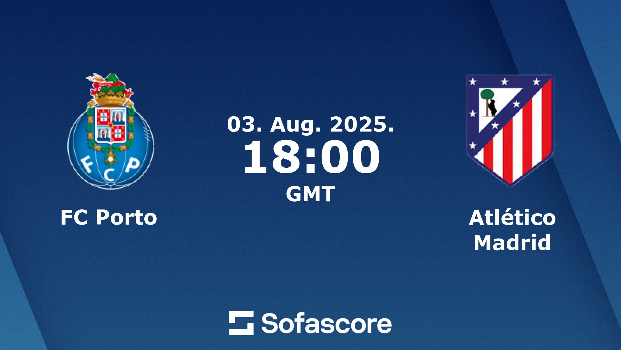 FC Porto vs Atlético Madrid live score, H2H and lineups | Sofascore