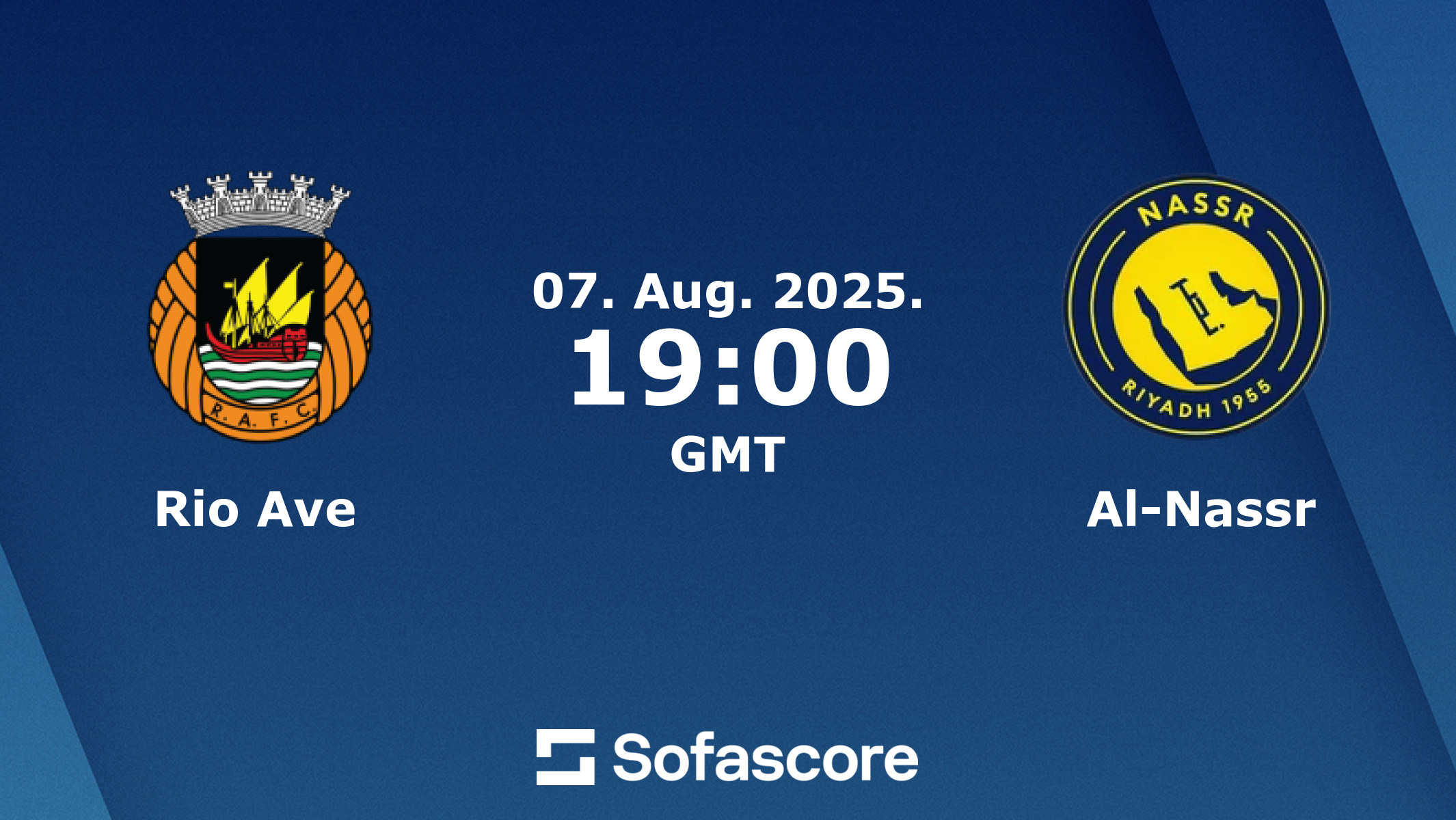 Rio Ave vs Al-Nassr live score, H2H and lineups | Sofascore