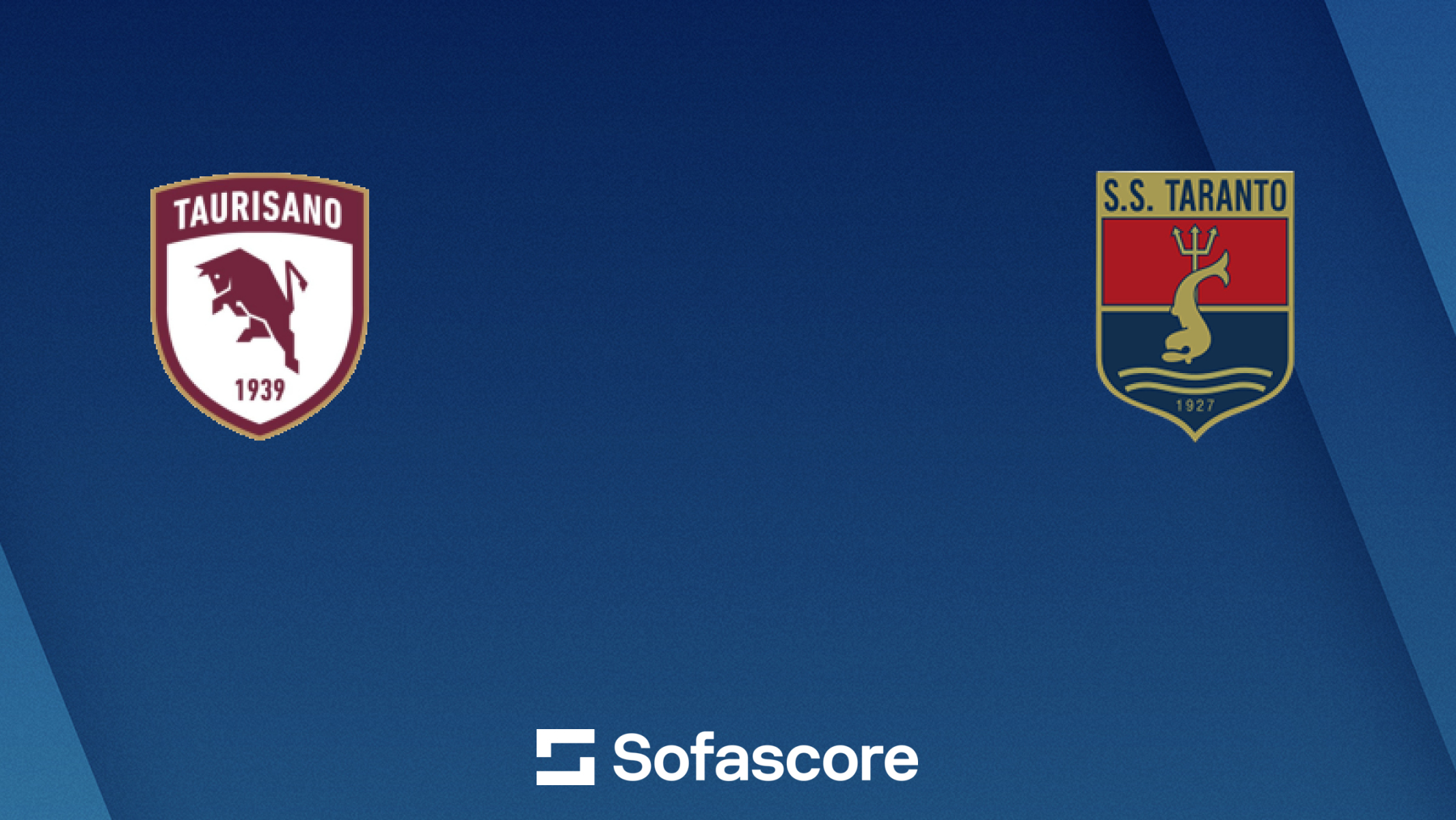 ASD Taurisano 1939 vs Taranto live score, H2H and lineups | Sofascore, image size:2130x1200
