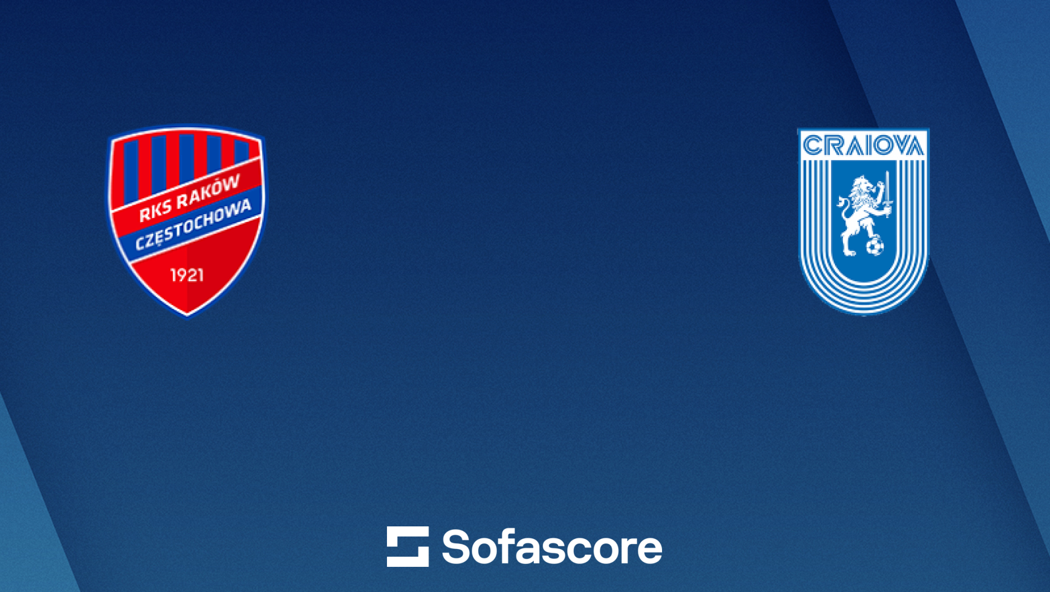 Raków Częstochowa vs Universitatea Craiova live score, H2H and lineups ...