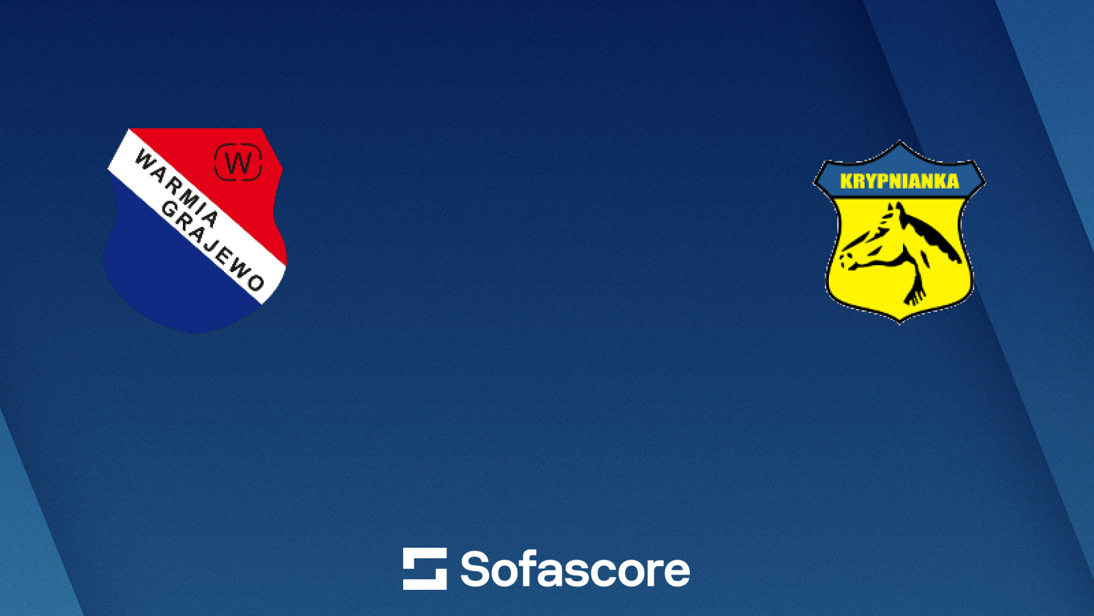 KS Warmia Grajewo vs UKS Krypnianka Krypno live score, H2H and lineups |  Sofascore, image size:2130x1200
