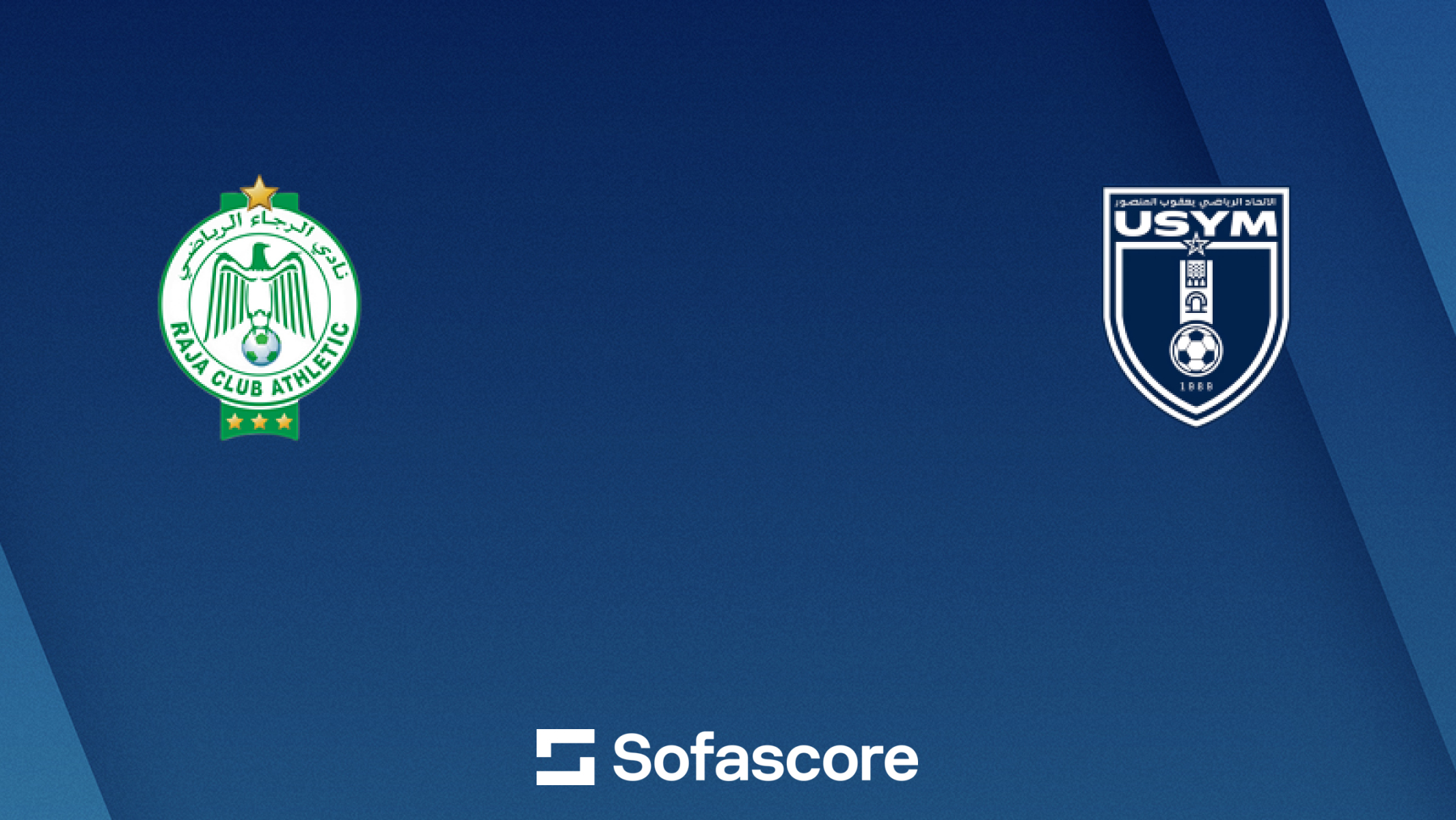Raja Club Athletic vs Union Sportive Yacoub El Mansour live score, H2H ...