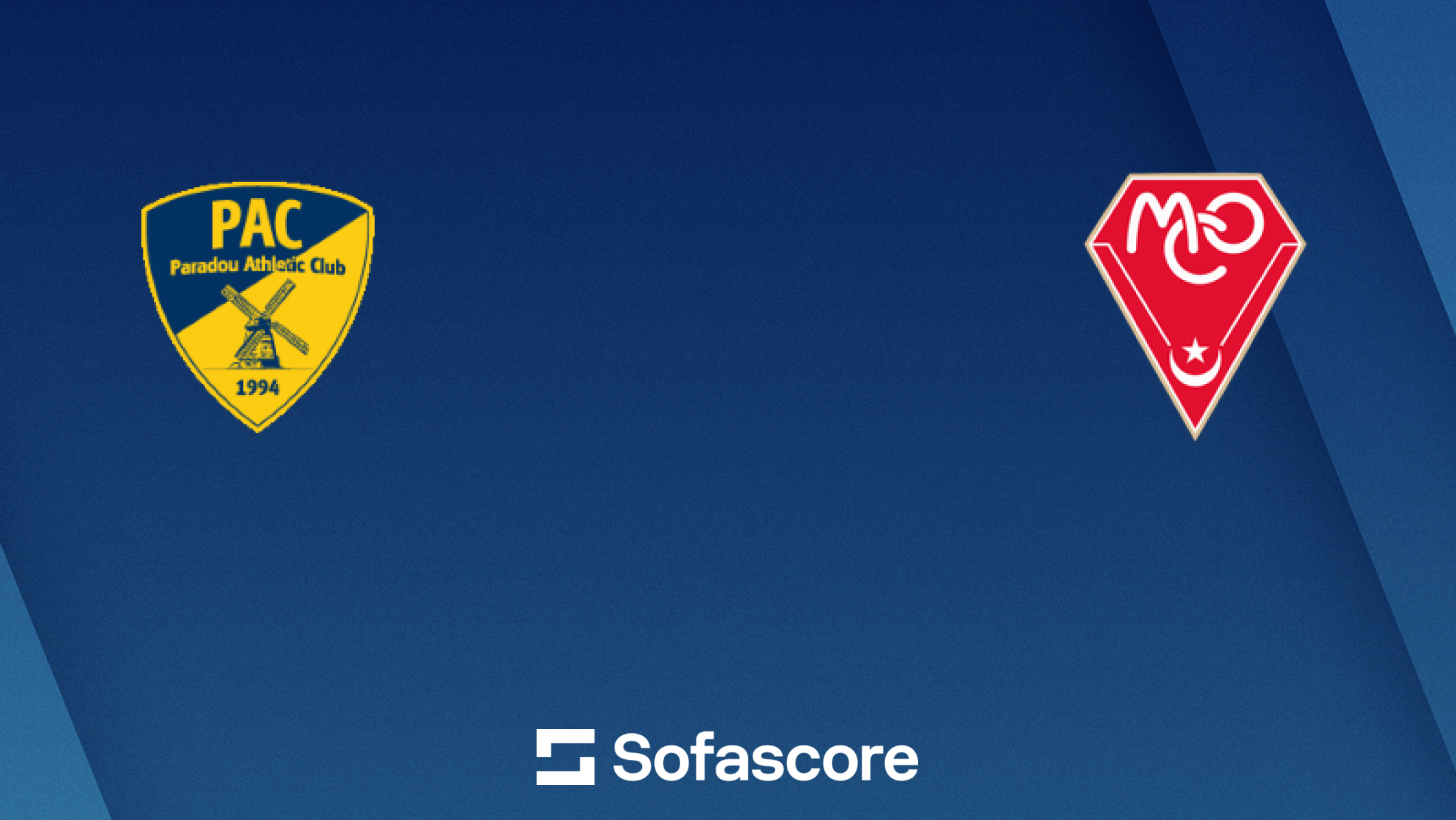 Paradou AC vs MC Oran live score, H2H and lineups | Sofascore