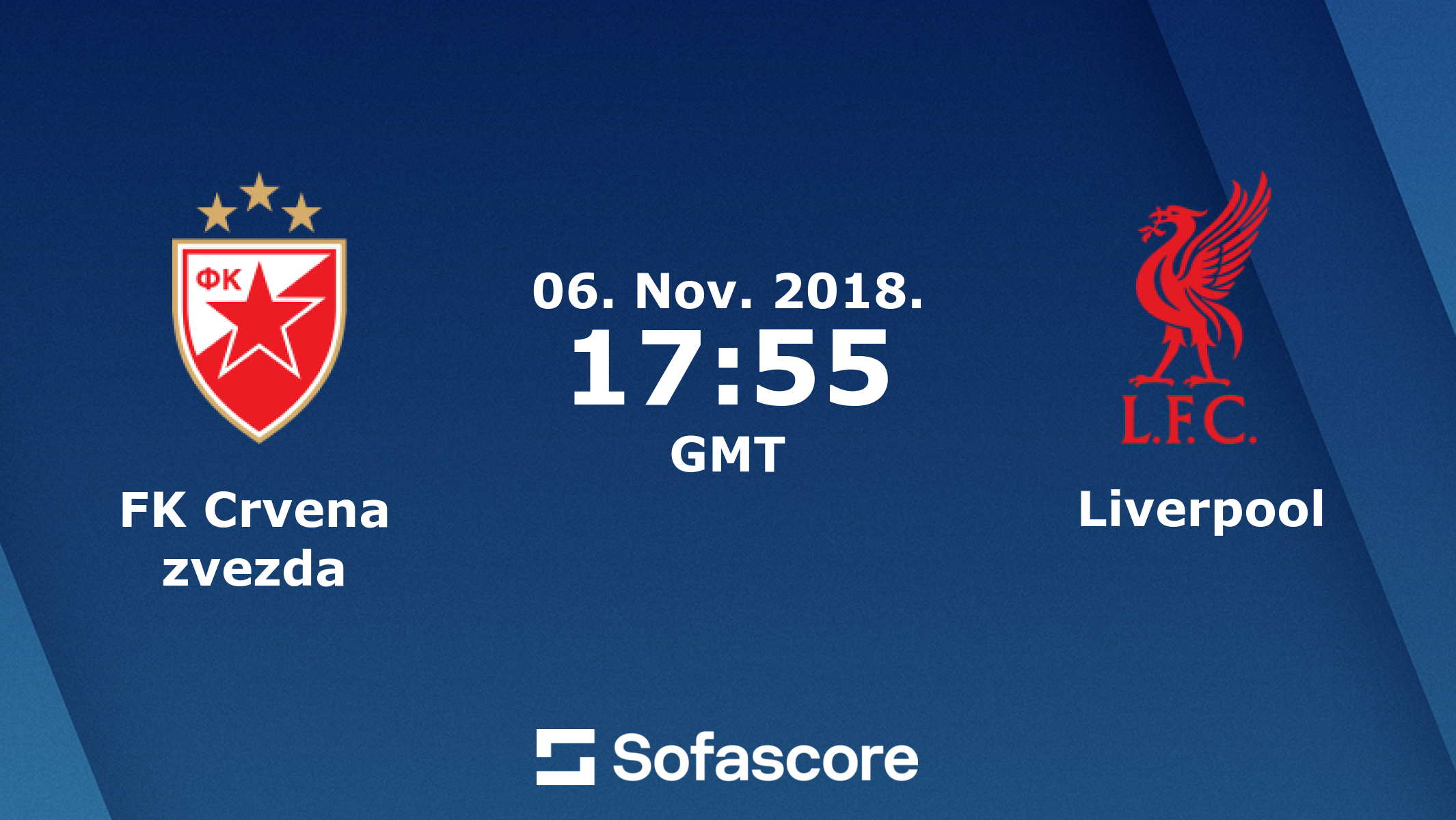 FK Crvena zvezda vs Liverpool live score H2H and lineups Sofascore