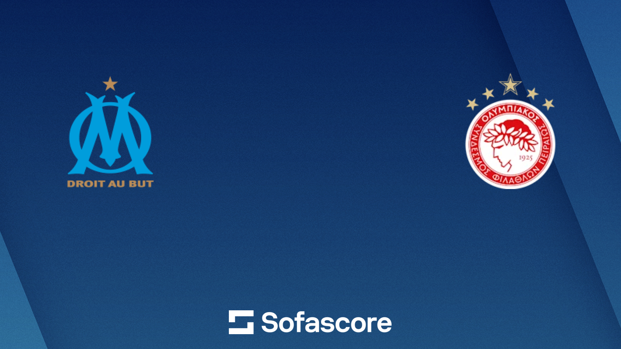 Olympique de Marseille vs Olympiacos FC live score H2H and lineups Sofascore