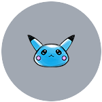 Blue Pikachu